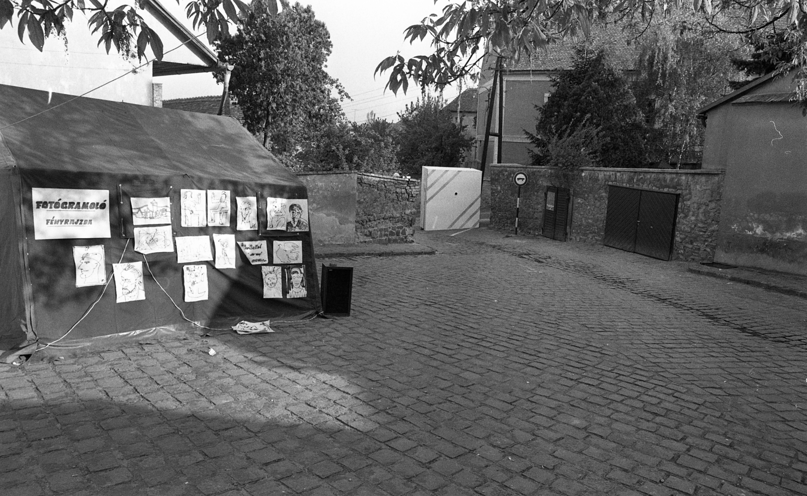 Hungary, Szentendre, Rab Ráby tér a Gőzhajó utca felé nézve., 1979, Urbán Tamás, Fortepan #89196