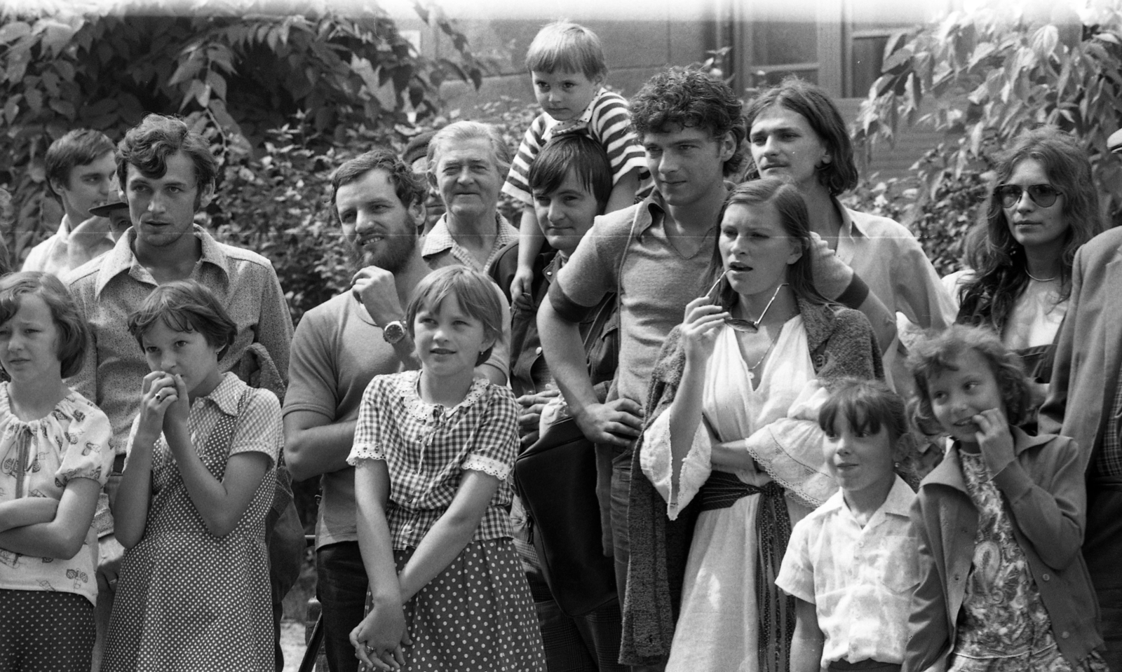 Hungary, Kisbér, a Tanyaszínház Panthelin mester című előadásának közönsége., 1979, Urbán Tamás, Fortepan #89219