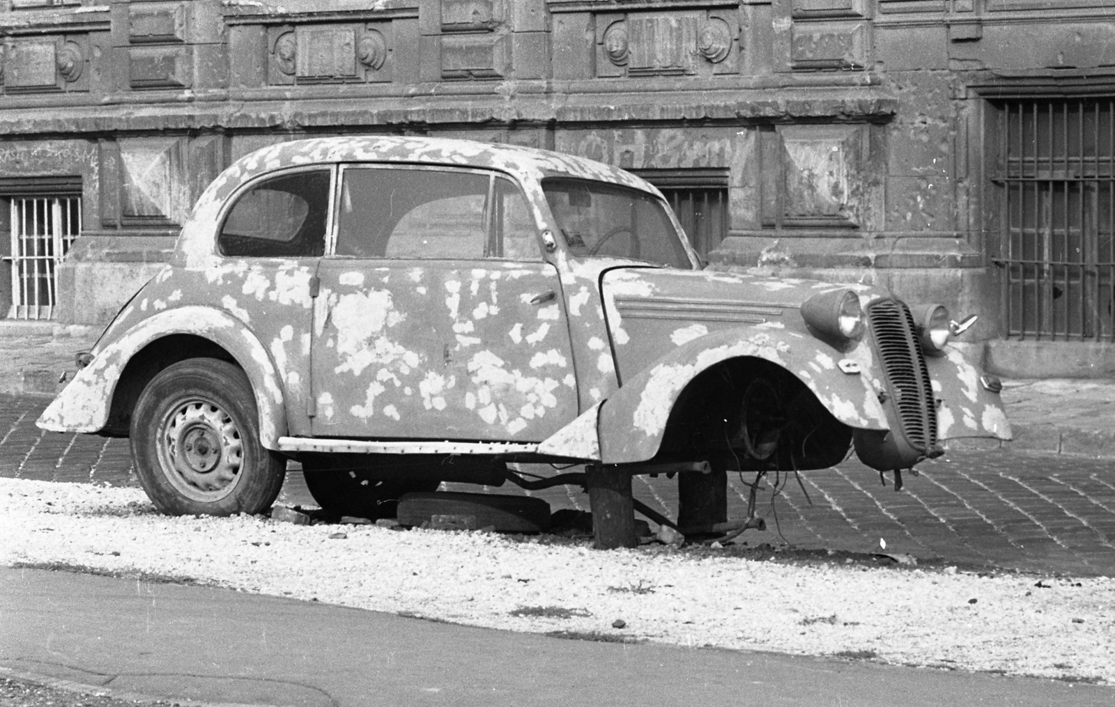 1979, Urbán Tamás, wreck, Fortepan #89256