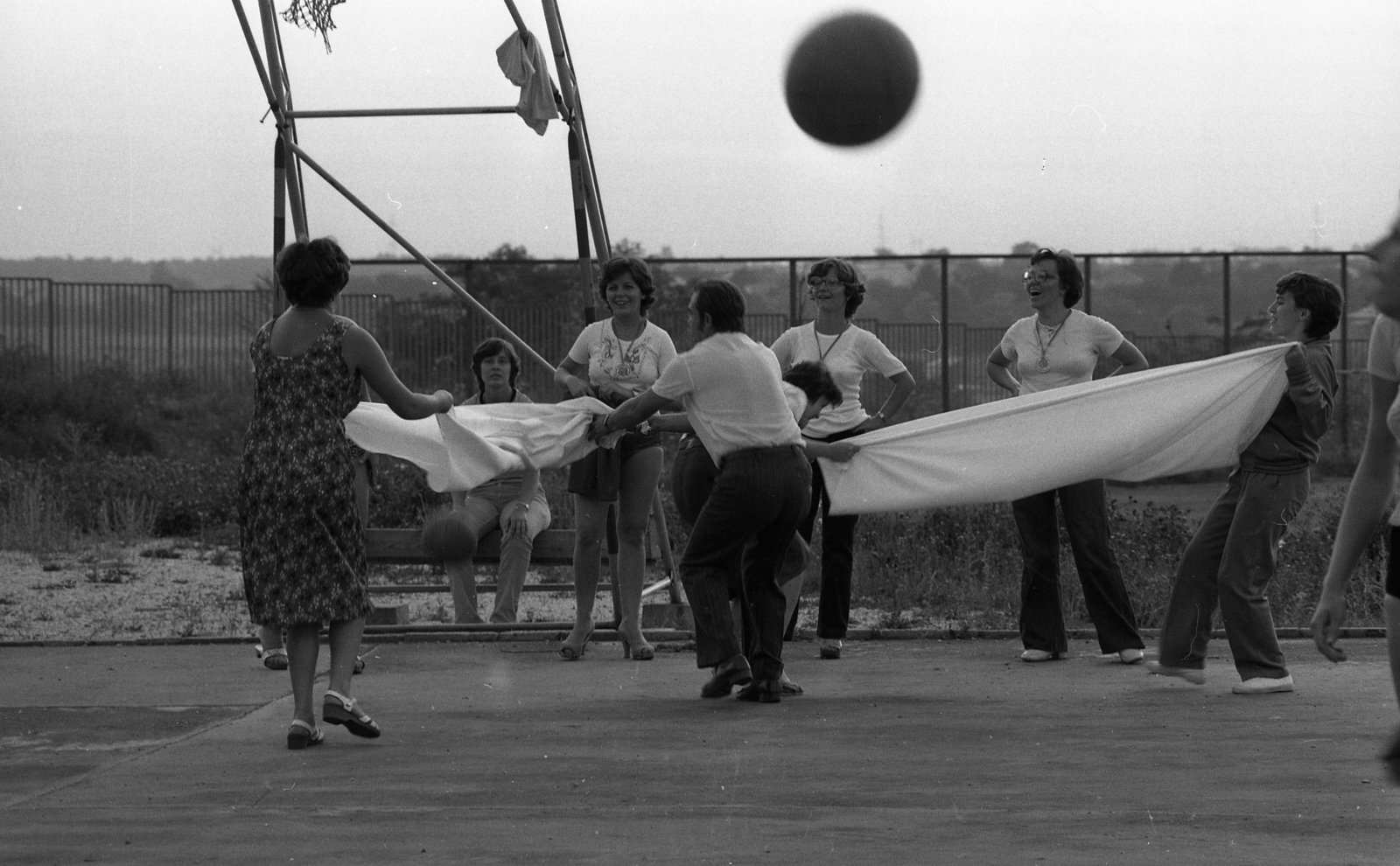 1974, Urbán Tamás, fence, Fortepan #89298