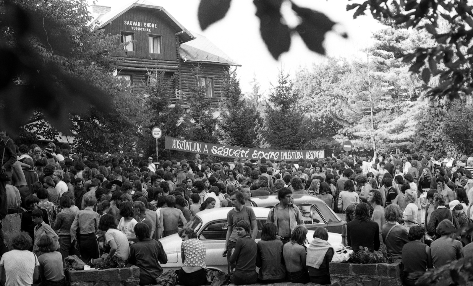 Magyarország, Szentendre, Lajosforrás turistaközpont, Ságvári Endre turistaház., 1975, Urbán Tamás, kirándulás, Fortepan #89318