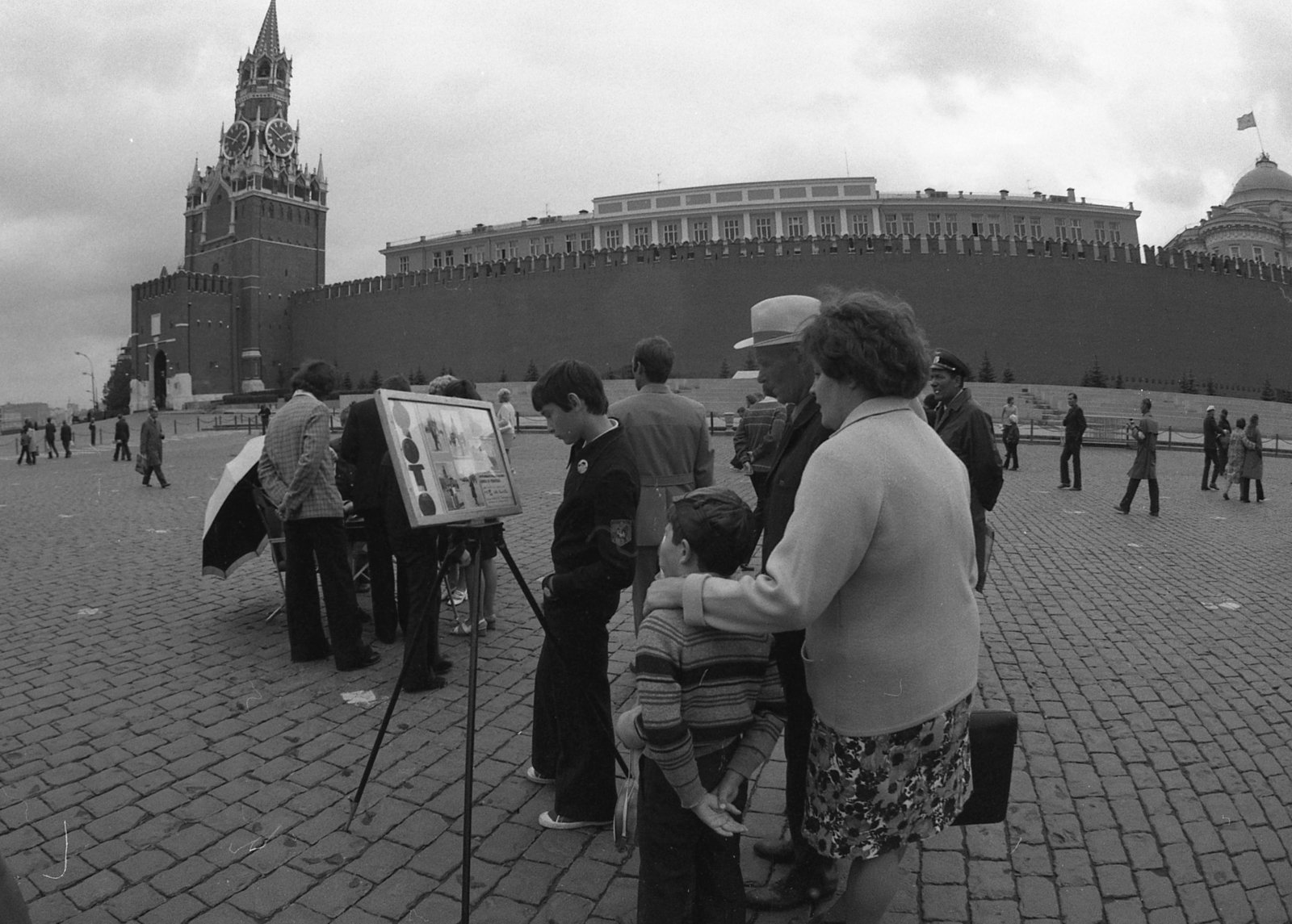 Oroszország, Moszkva, Vörös tér, Kreml., 1975, Urbán Tamás, Szovjetunió, tér, Fortepan #89336