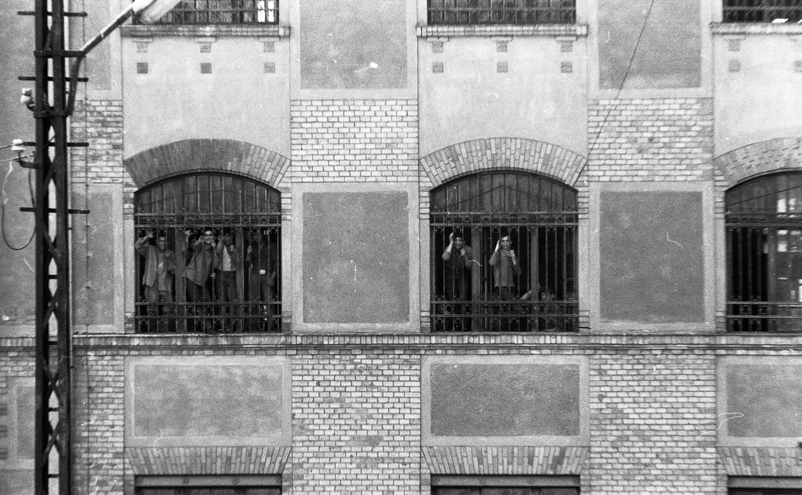Magyarország, Aszód, Művelődésügyi Minisztérium 2. sz. Fiúnevelő Intézete., 1975, Urbán Tamás, rács, Fortepan #89542