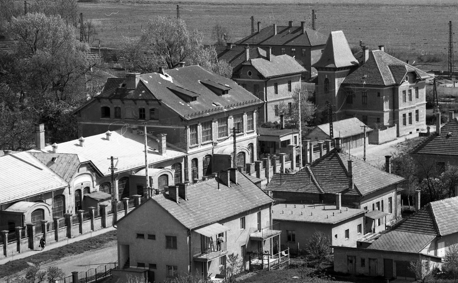 Magyarország, Aszód, Baross utca, a Művelődésügyi Minisztérium Nevelőintézete., 1975, Urbán Tamás, Fortepan #89544