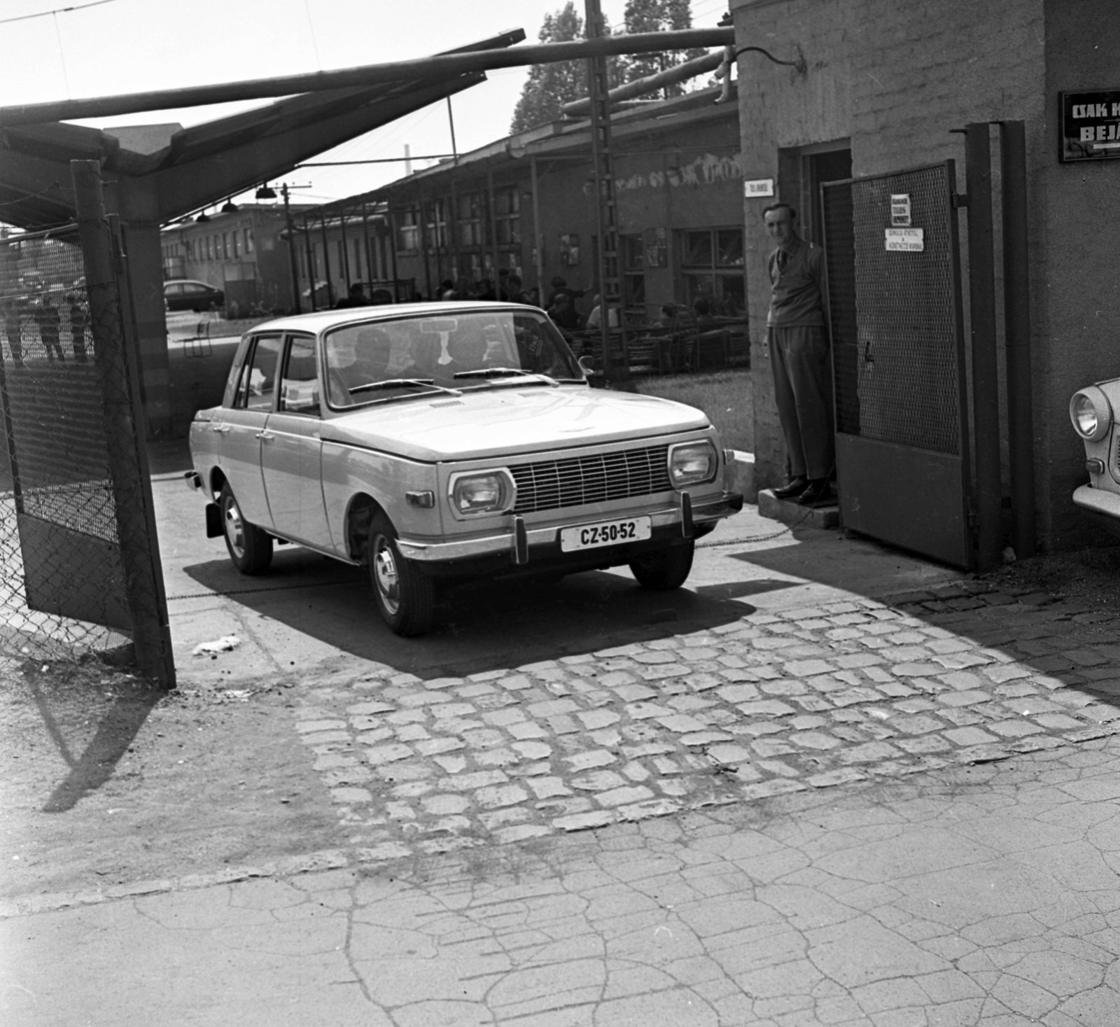 Magyarország, 1969, Urbán Tamás, Wartburg-márka, rendszám, Wartburg 353, Fortepan #89657