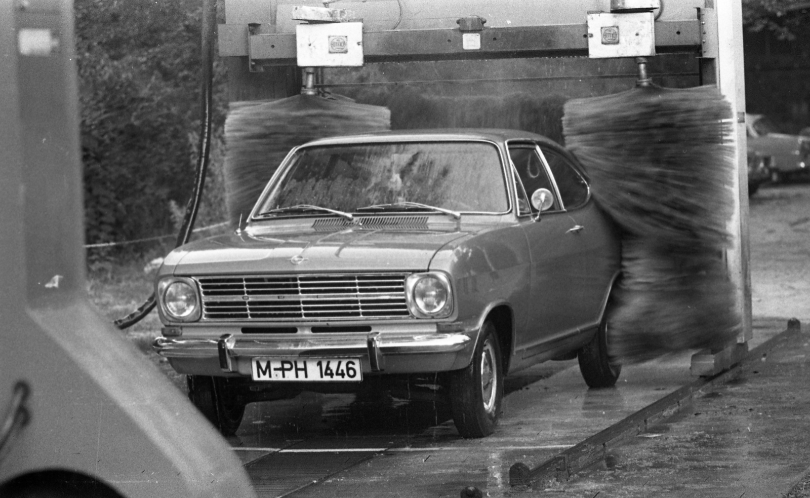 1978, Urbán Tamás, Gerrman brand, Opel-brand, automobile, car wash, Fortepan #89699