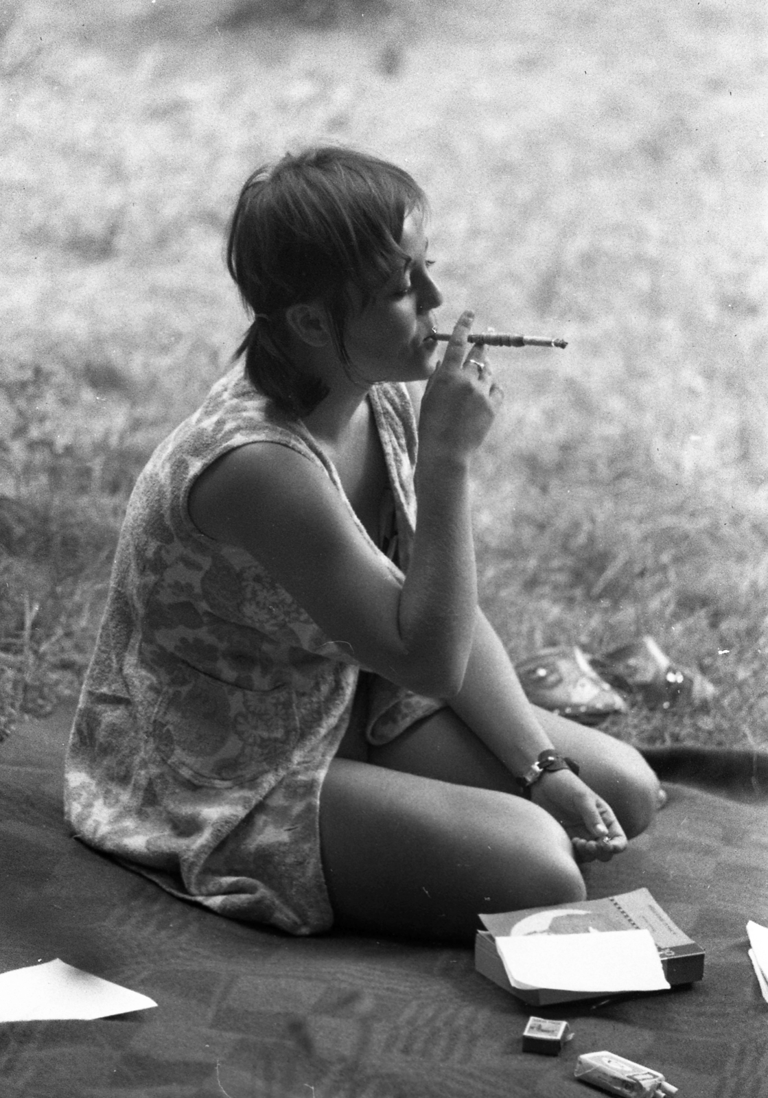 Magyarország, Salgóbánya, KISZ-tábor, diák újságírók tábora., 1973, Urbán Tamás, Fortepan #89702