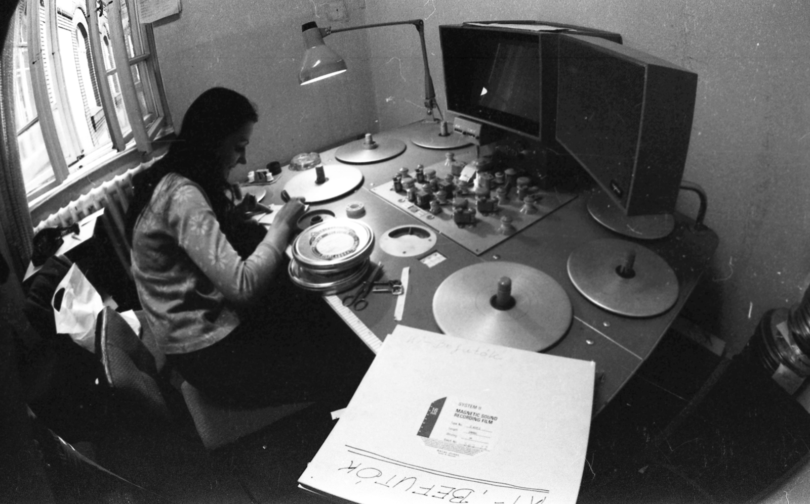 Magyarország, Budapest V., Szabadság tér 17., az MTV stúdiójának technikai helyisége., 1973, Urbán Tamás, Magyar Televízió, Kodak-márka, Budapest, munkahely, Fortepan #89784