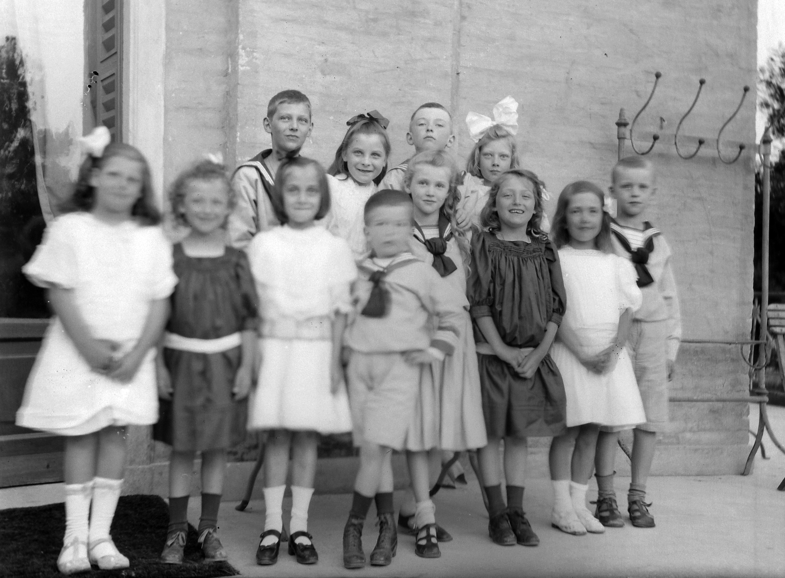 Olaszország, Velence, Lido, Grand Hotel des Bains., 1907, Zichy, csoportkép, gyerekek, Fortepan #9019