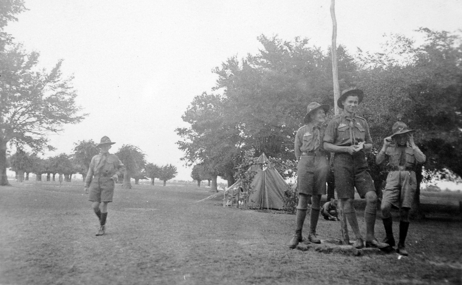 Hungary, Gödöllő, 4. Nemzetközi Cserkész Világtalálkozó (Jamboree)., 1933, Fortepan, uniform, tent, scouting, camp, Fortepan #9094