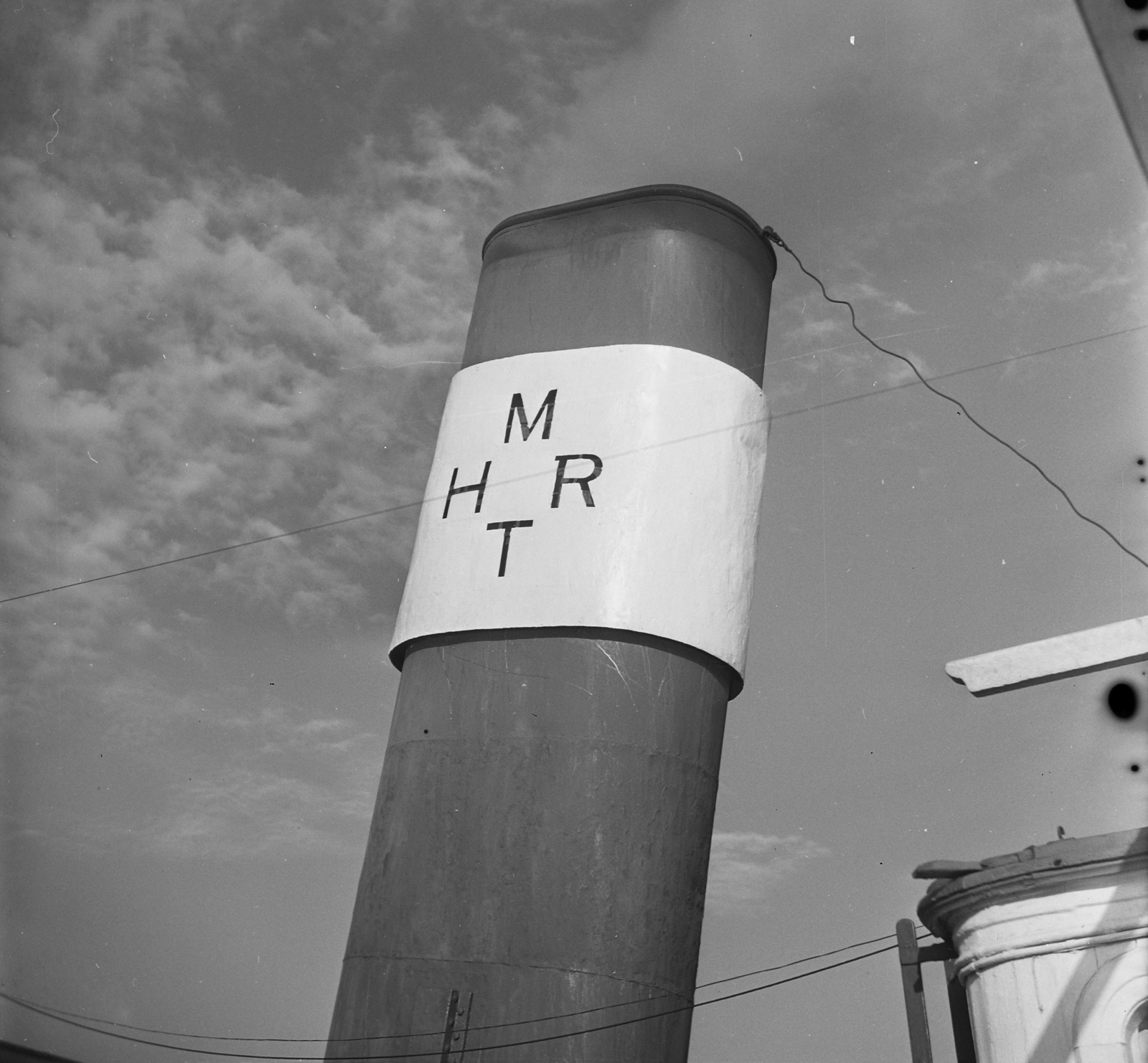 1955, UVATERV, egy dunai hajóút, Fortepan #91208