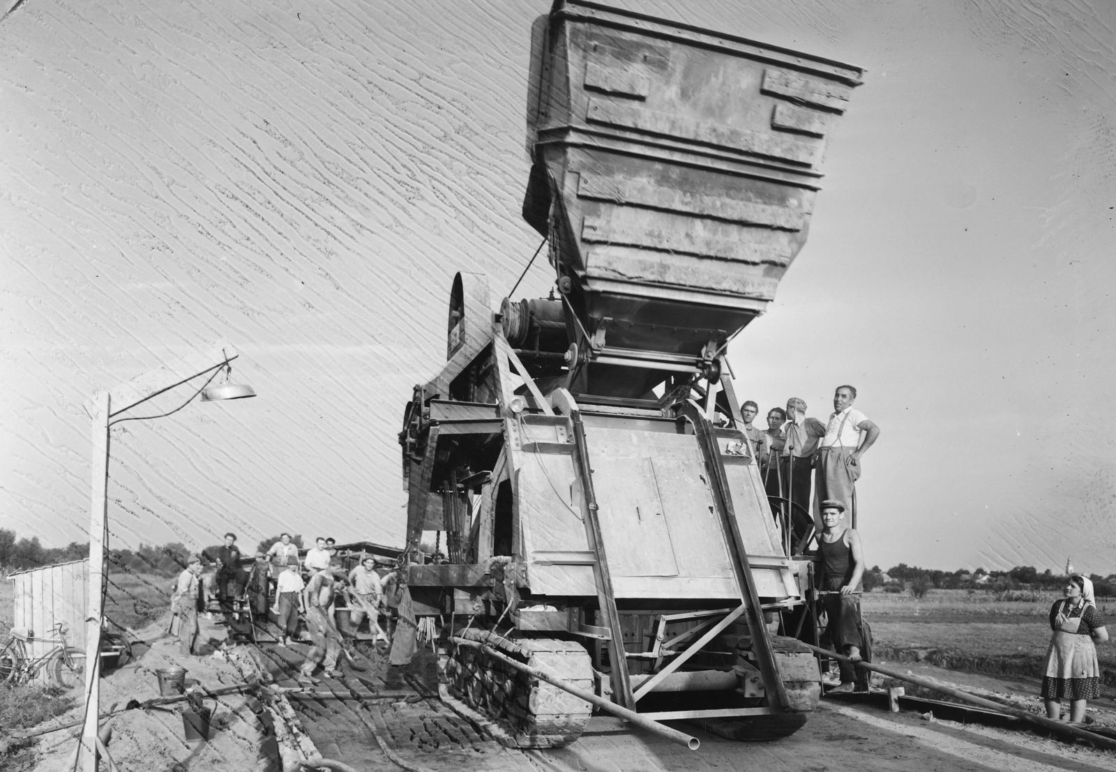 1950, UVATERV, track, Fortepan #91374