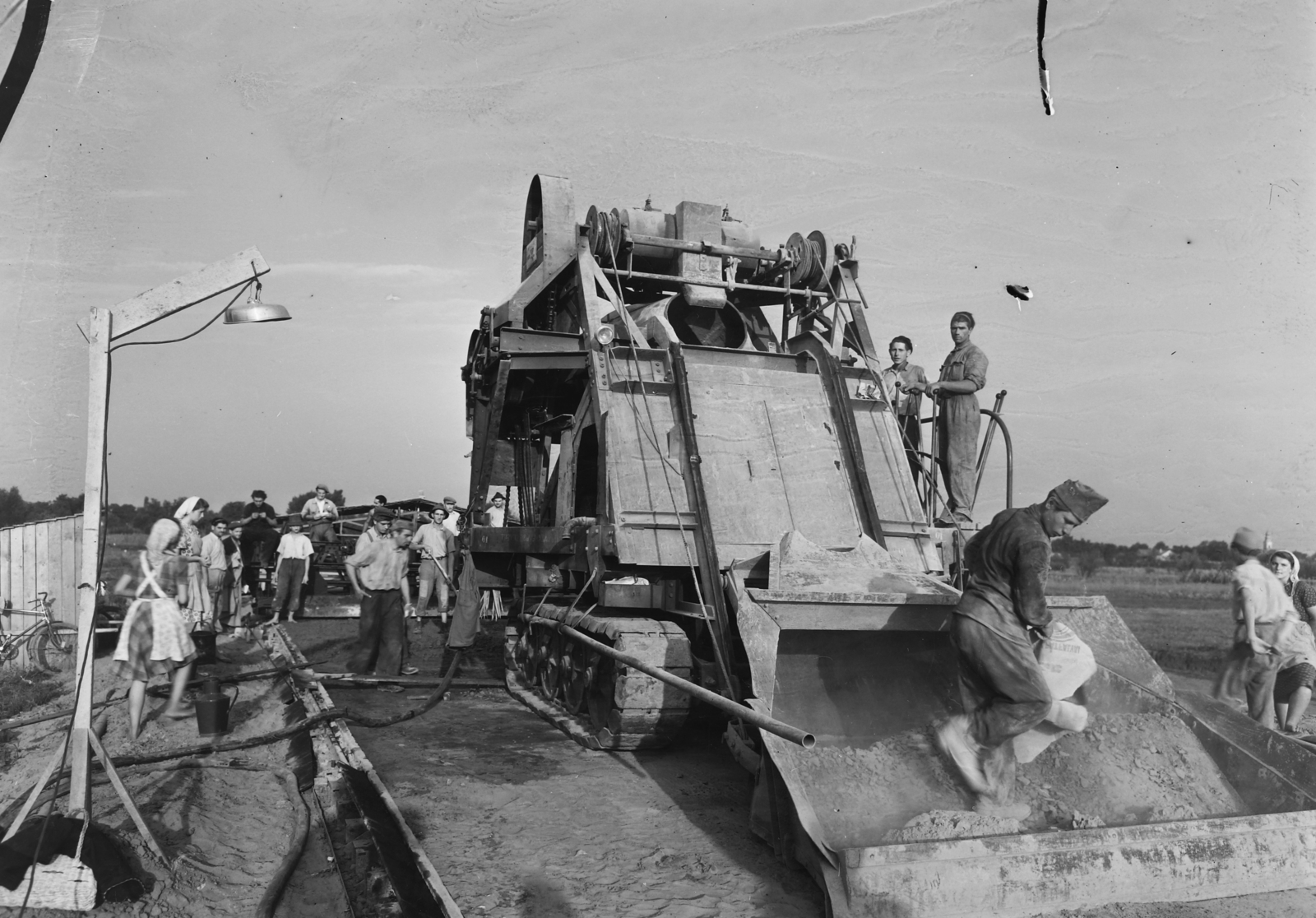 1950, UVATERV, track, Fortepan #91375