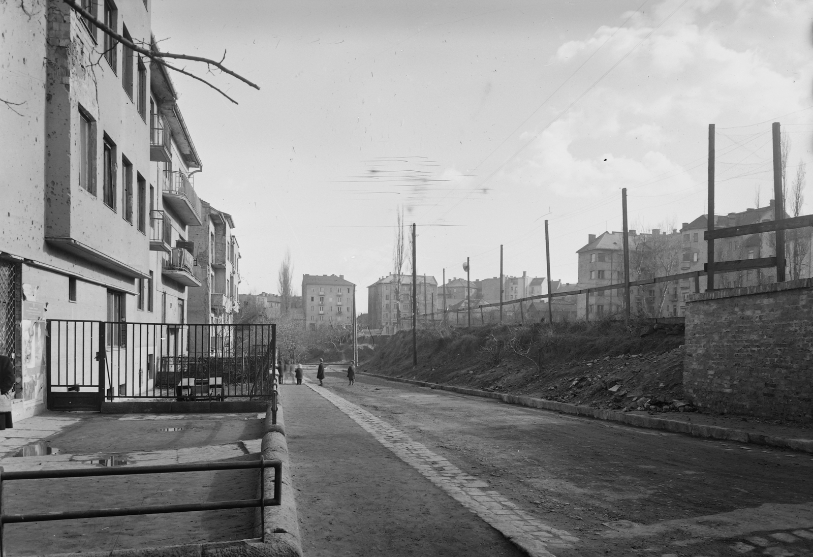 Hungary, Budapest XII., Szoboszlai utca a Böszörményi út felől a Kiss János altábornagy utca felé nézve., 1951, UVATERV, street view, Budapest, Fortepan #91432