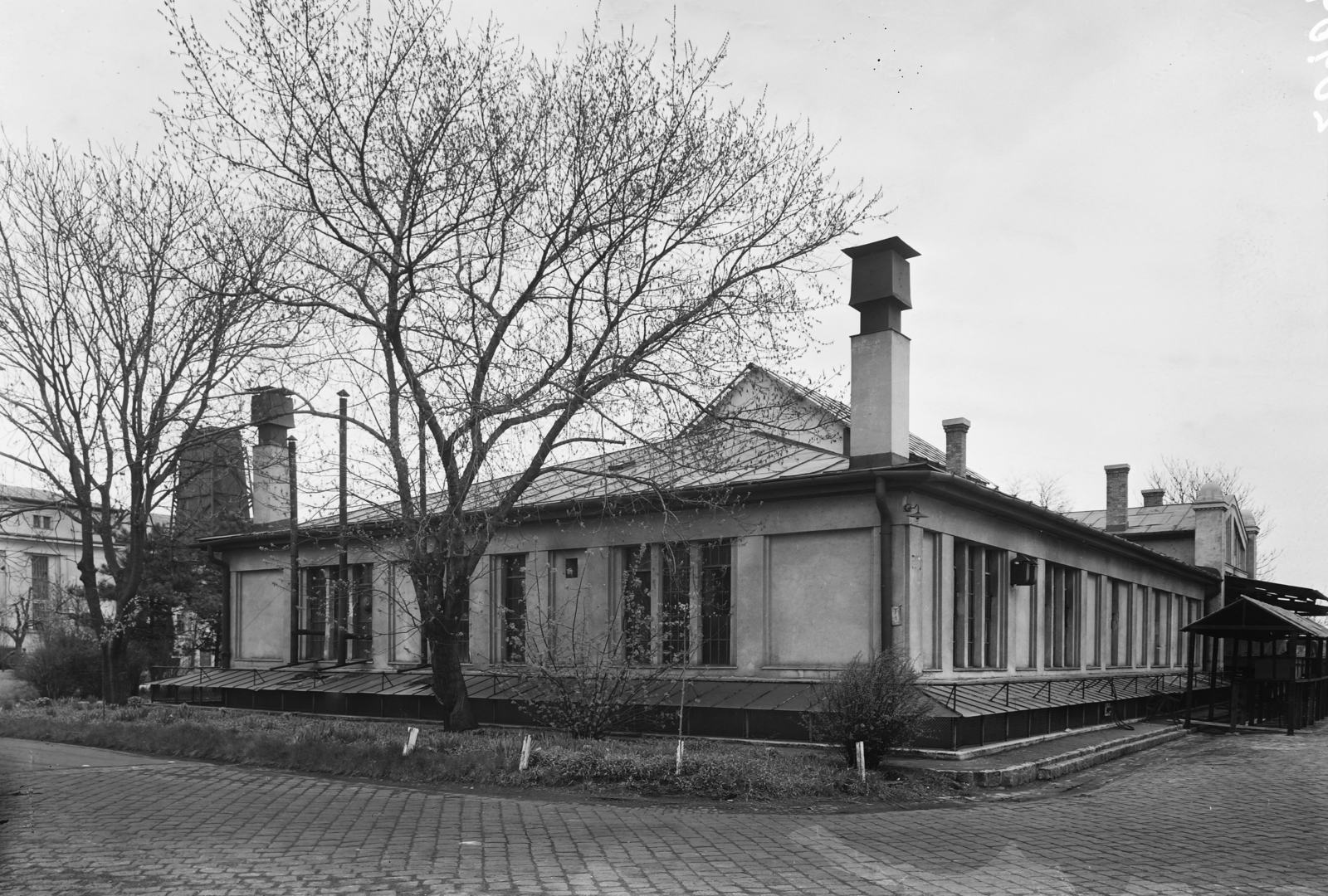 Magyarország, Budapest XIV., Egressy út 35-51., Posta Központi Járműtelep., 1954, UVATERV, Budapest, épület, posta, Fortepan #91474