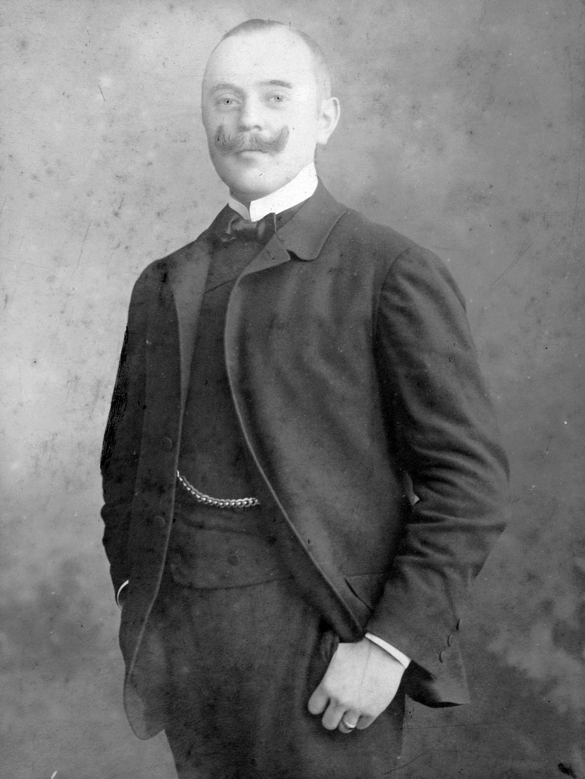 1901, Fortepan, portrait, moustache, man, Fortepan #9152
