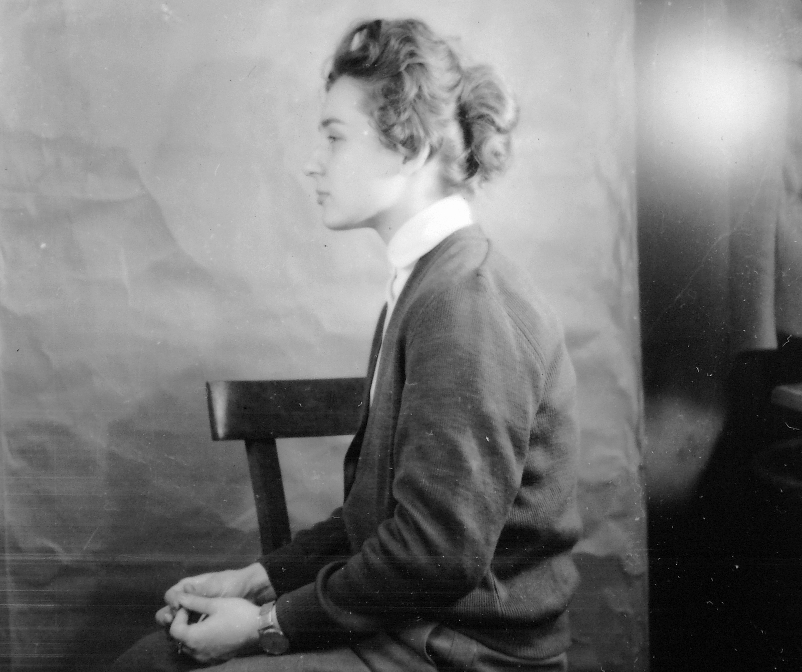 1952, Fortepan, portrait, face profile, Fortepan #9180