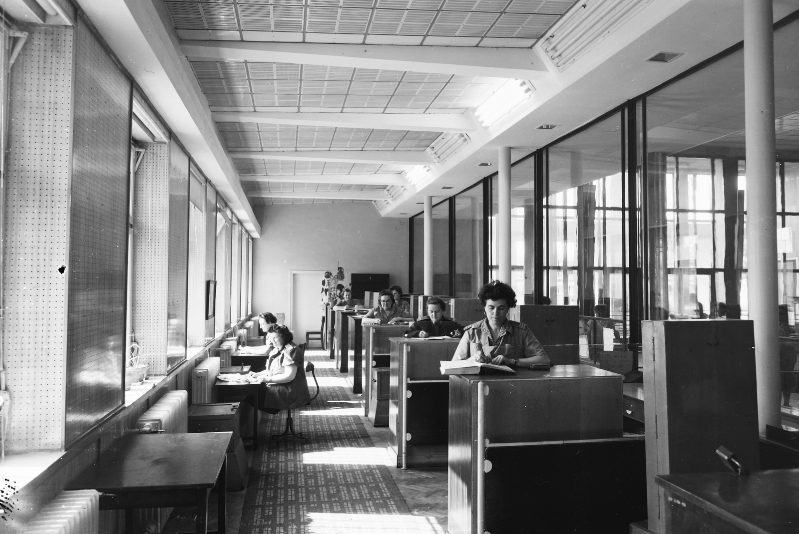 Hungary, Debrecen, Nagyállomás., 1963, UVATERV, Fortepan #91831