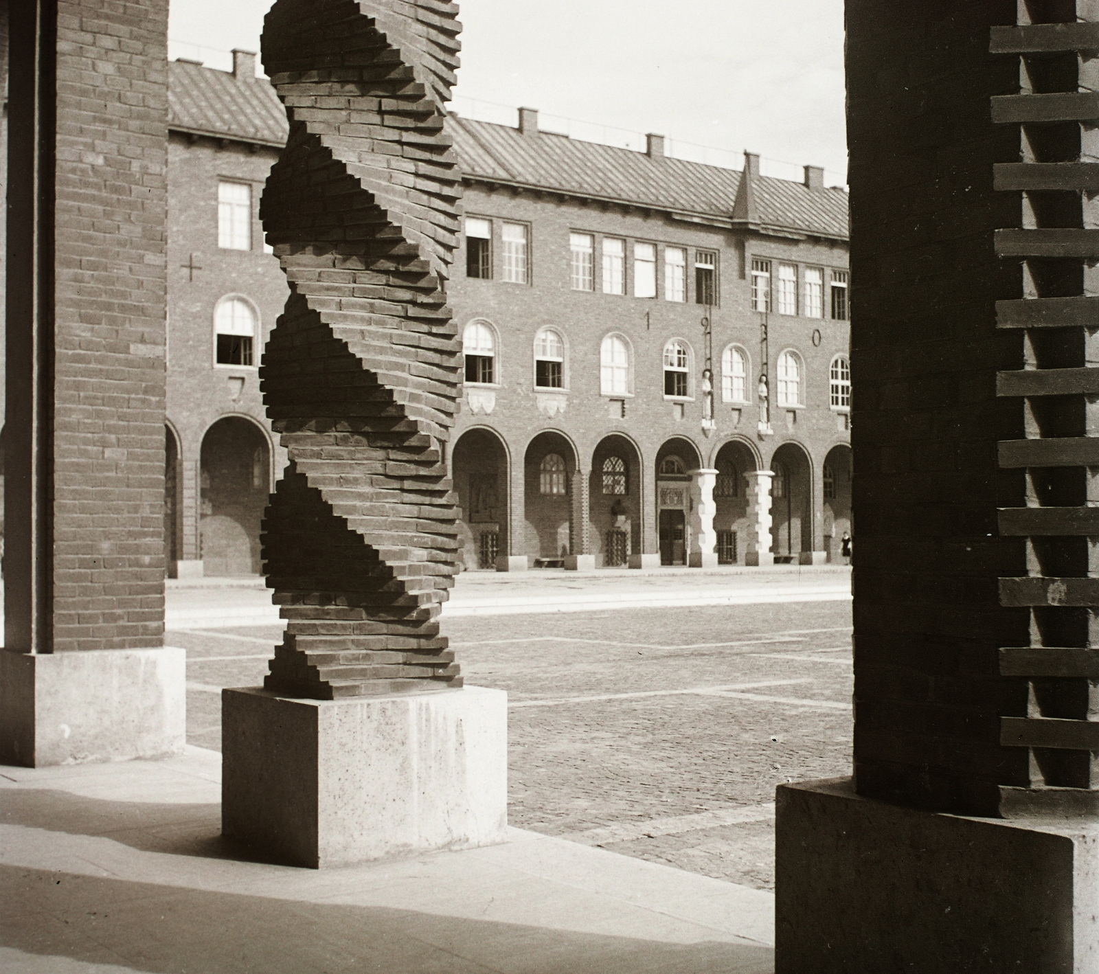 Magyarország, Szeged, Dóm tér., 1939, Ebner, tér, Fortepan #92283