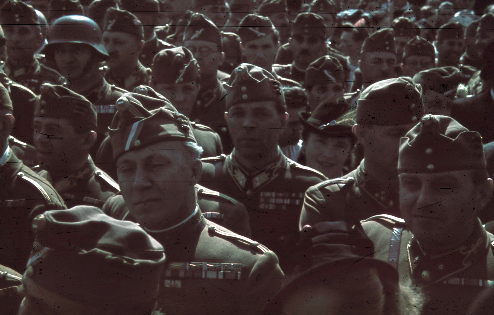 Romania,Transylvania, Észak-Erdély, a felvétel a magyar csapatok bevonulása idején készült., 1940, Fortepan, colorful, soldier, "Bocskai" side cap, Fortepan #92511