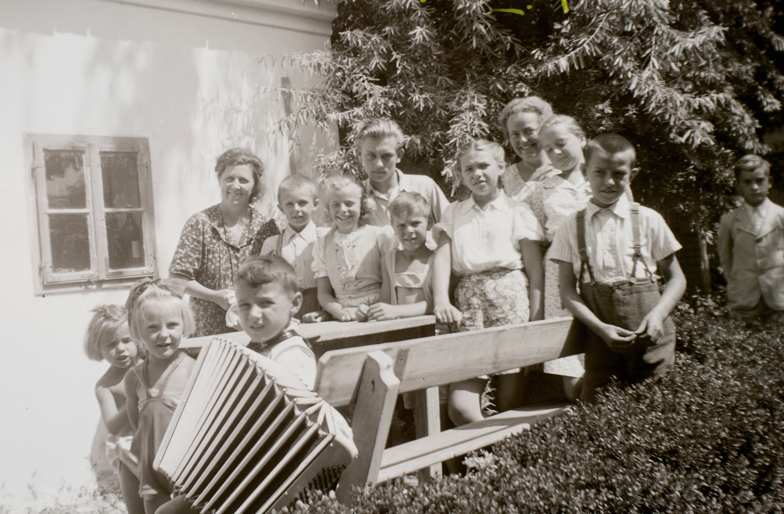 1943, Fortepan/Album002, tangóharmonika, Fortepan #92645