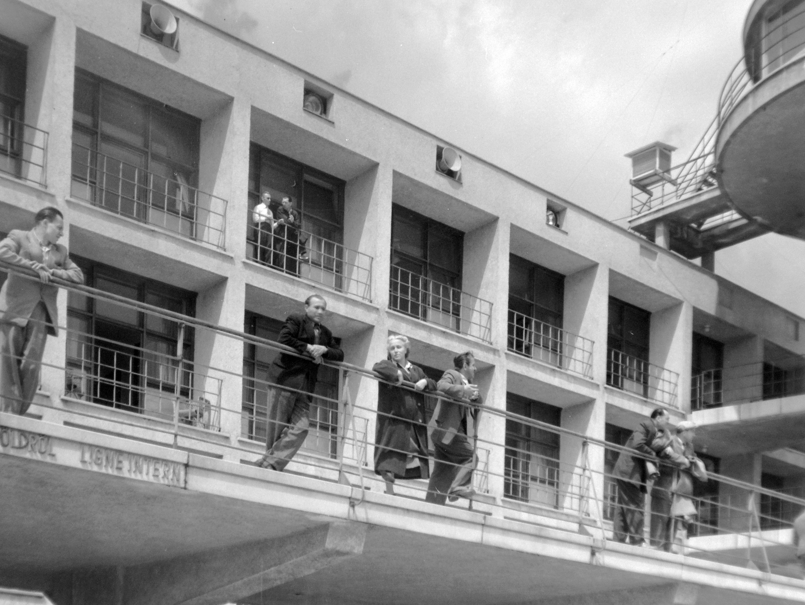 Hungary, Ferihegy (now - Ferenc Liszt) International Airport, Budapest XVIII., 1956, UVATERV, airport, Budapest, Károly Dávid-design, Fortepan #9277