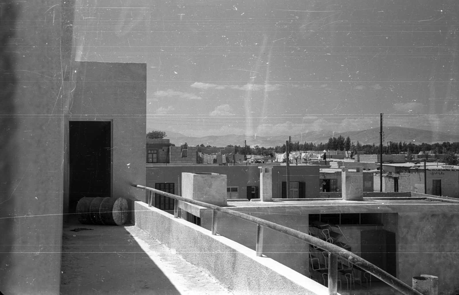 1959, G K, roof, barrel, Fortepan #92788