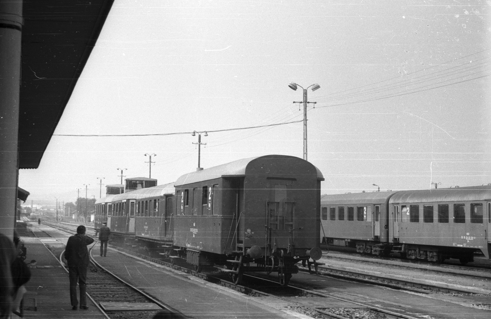 Hungary, Veszprém, vasútállomás., 1978, G K, rail, train station, Fortepan #92823