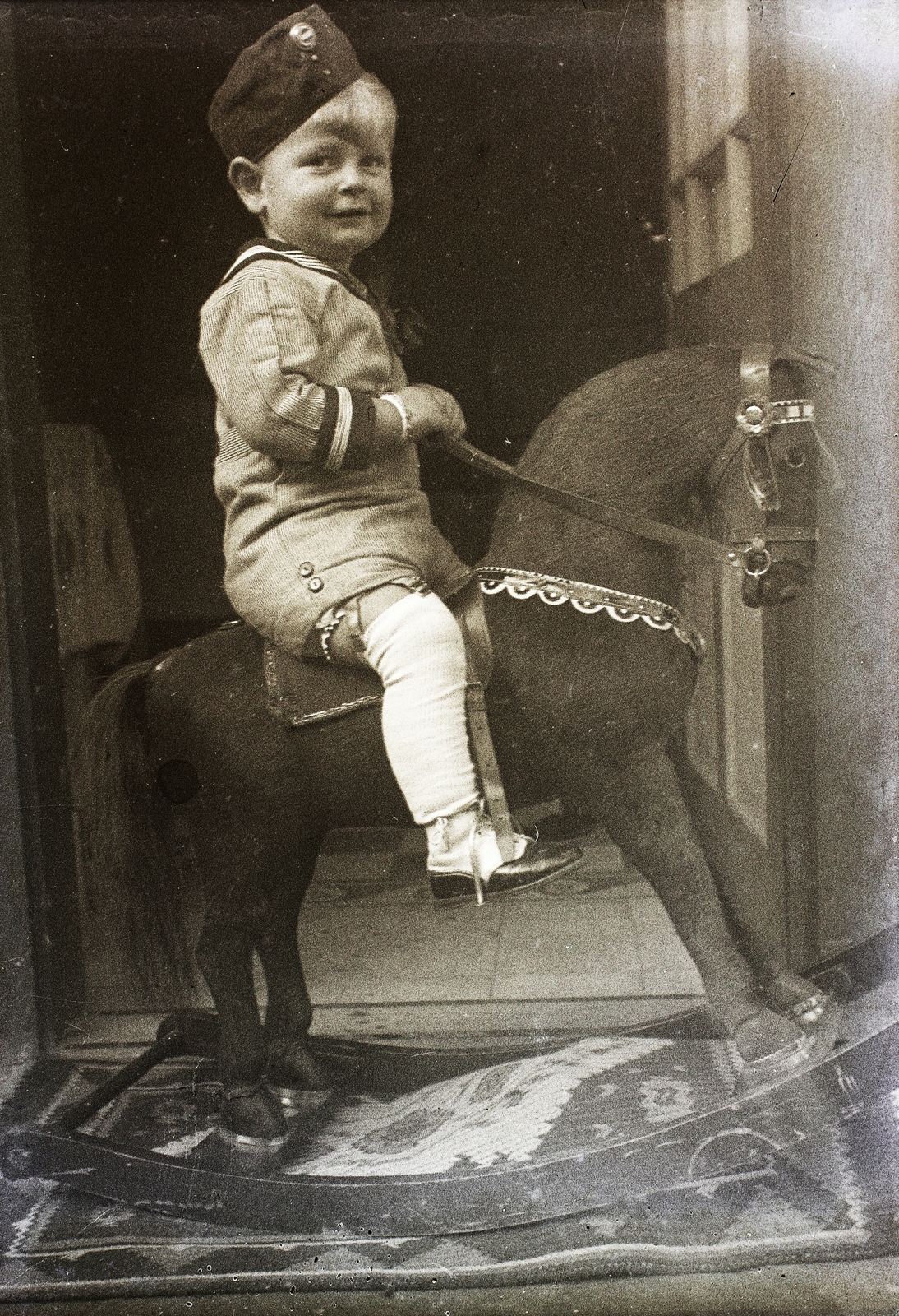 1930, Haui Balázs, hobby horse, costume, kid, Fortepan #92906