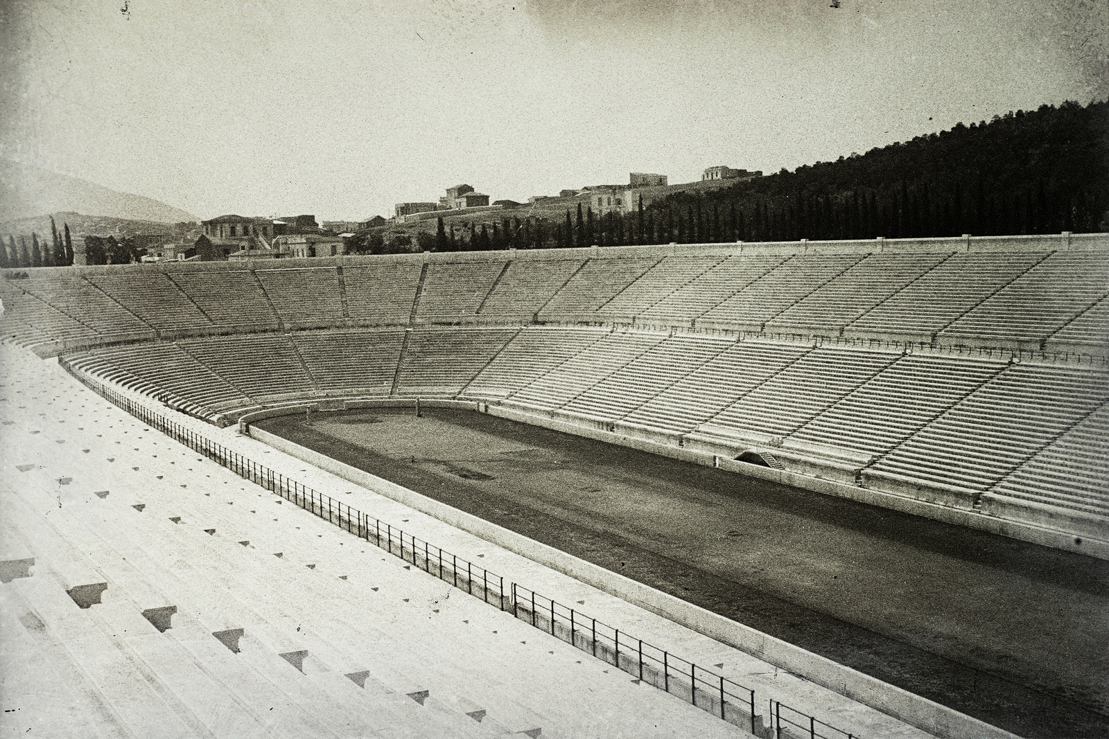 Greece, Athens, Panathinaiko Stadion, az 1896-os olimpiai játékok helyszíne., 1934, Haui Balázs, stadium, Fortepan #92951