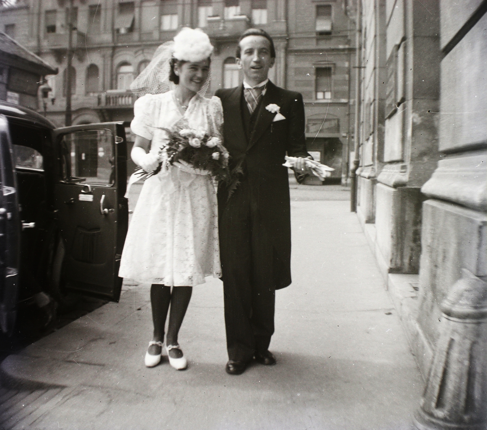 Hungary, Budapest II., Komjádi Béla (Monitor) utca a Frankel Leó (Zsigmond király) út felé nézve., 1942, Hegedűs Judit, Budapest, Fortepan #92992