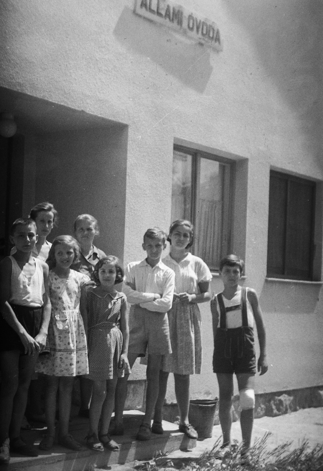 Magyarország, Lőrinci, Állami óvoda., 1955, Fortepan, gyerekek, Fortepan #9309
