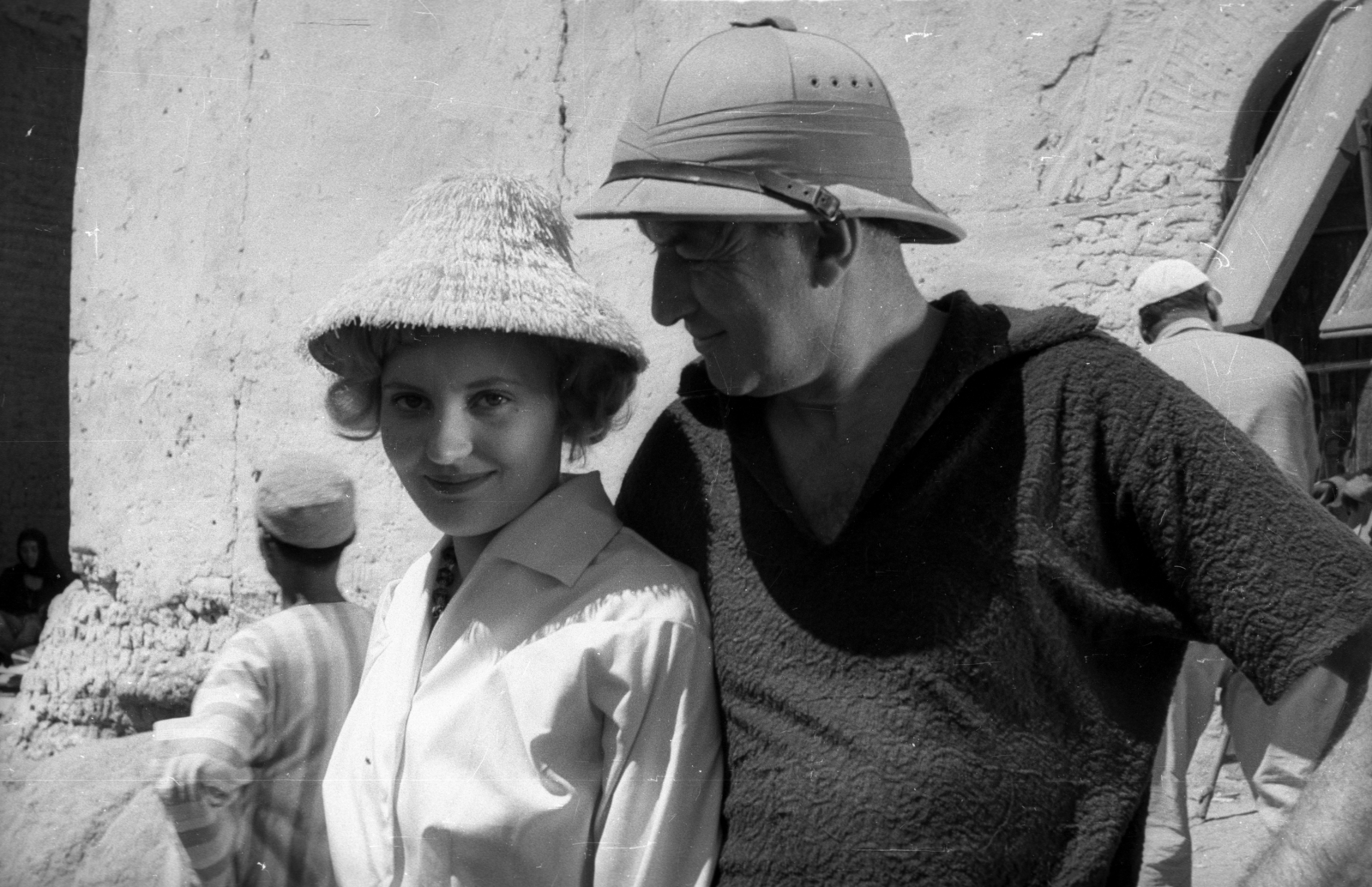 Egyiptom, a felvétel az Egyiptomi történet című film forgatásakor készült., 1962, Inkey Tibor, Fortepan #93201