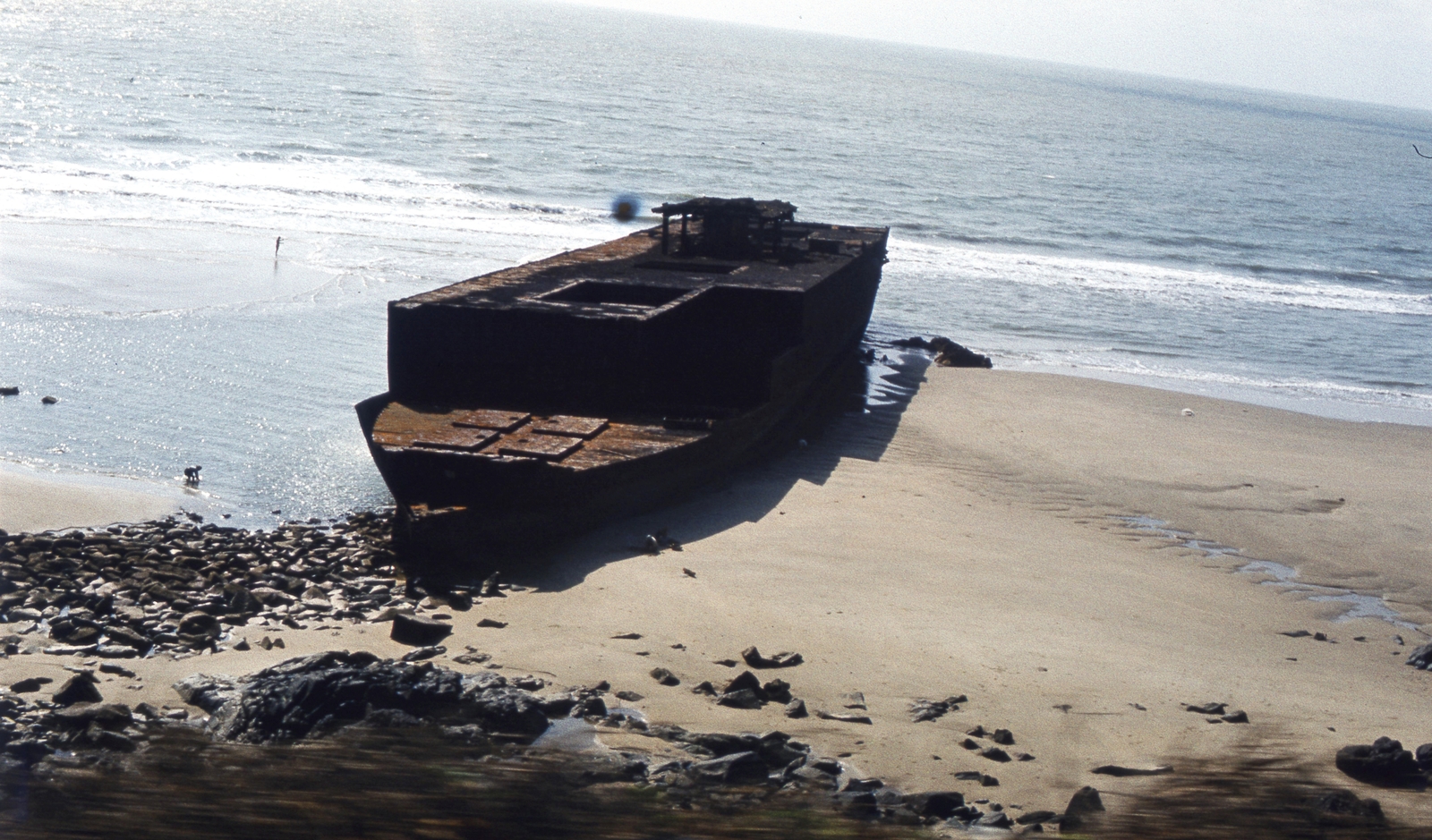 1976, LHM, színes, járműroncs, hajóroncs, Fortepan #93558