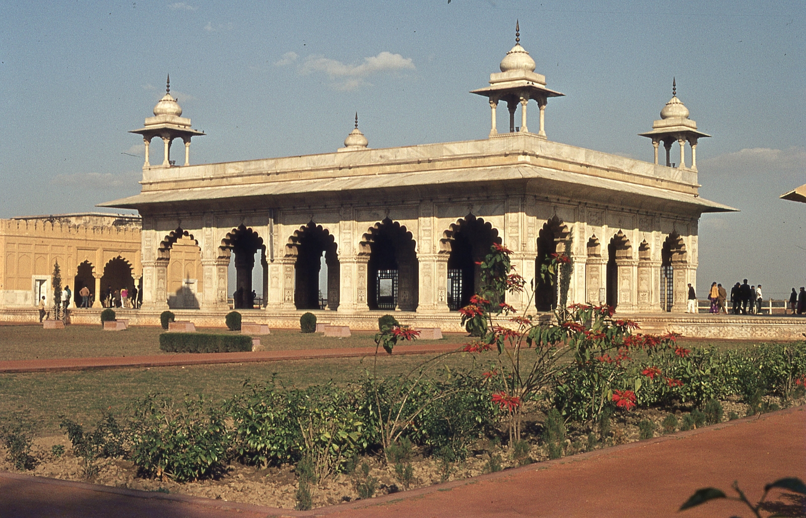 India, Delhi, Red Fort (Vörös Erőd), Rang Mahal., 1972, Lőw Miklós, colorful, Mughal architecture, Fortepan #93645