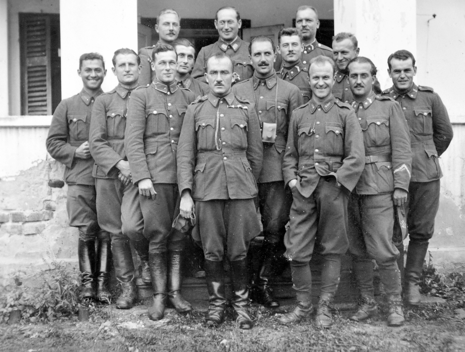 1940, Fortepan, tableau, soldier, cadet, Fortepan #9368