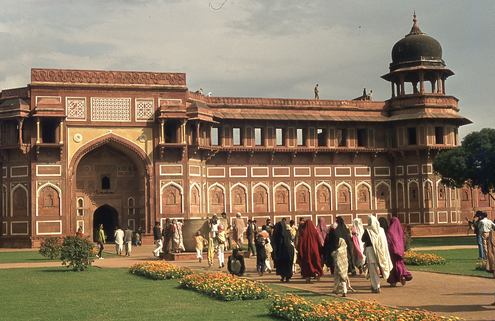 India, Agra, Red Fort (Vörös Erőd)., 1972, Lőw Miklós, színes, erőd, Mogul építészet, Fortepan #93693