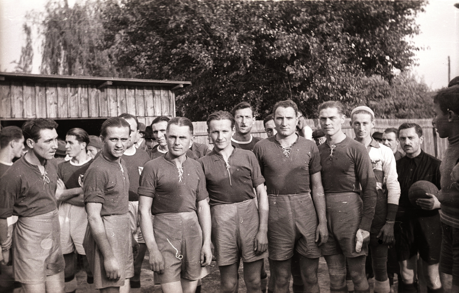 1943, Pálfi András, soccer team, Fortepan #93996