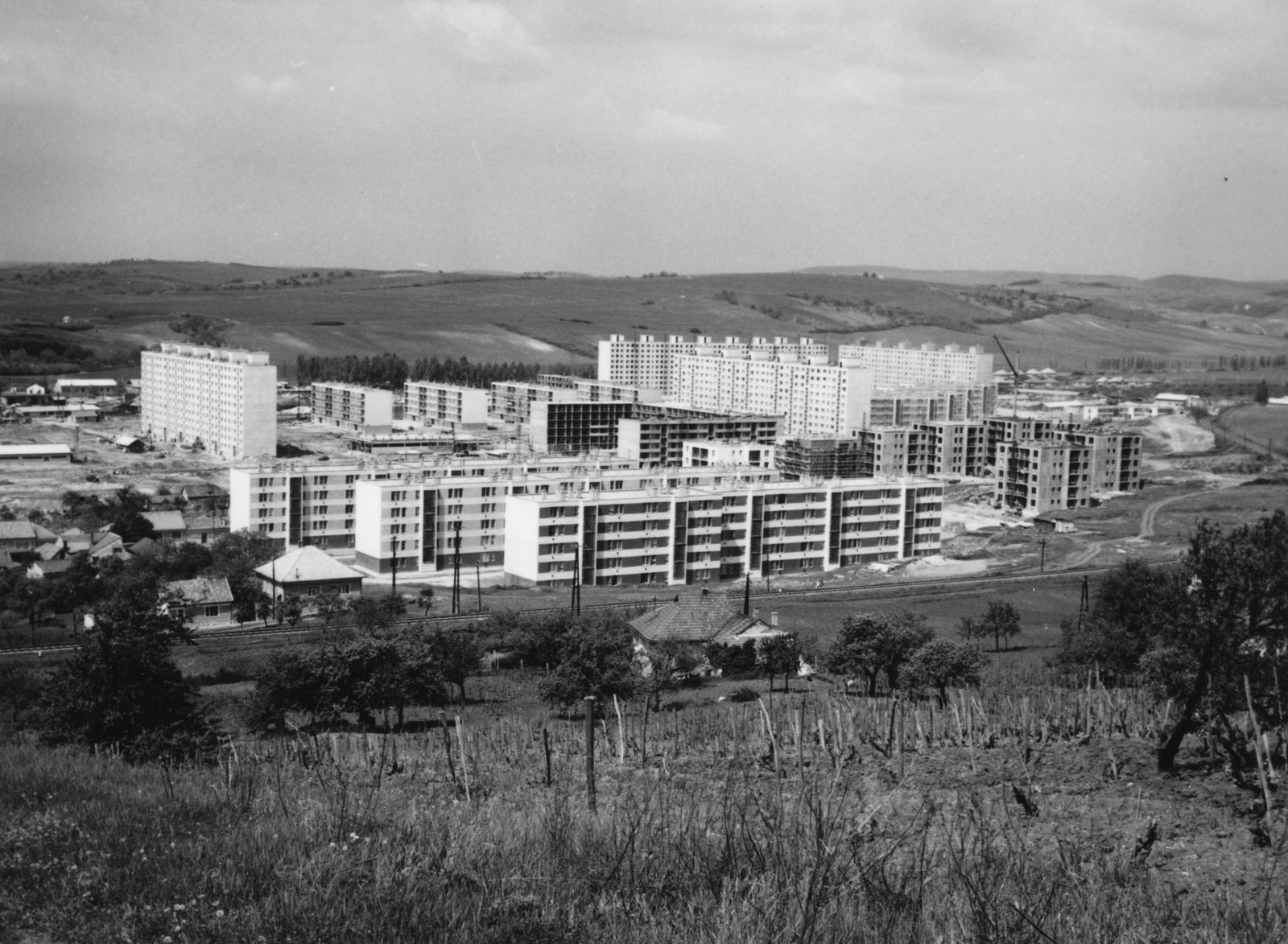 Hungary, Eger, Csebokszári lakótelep., 1975, Építésügyi Dokumentációs és Információs Központ, Fortepan #94248