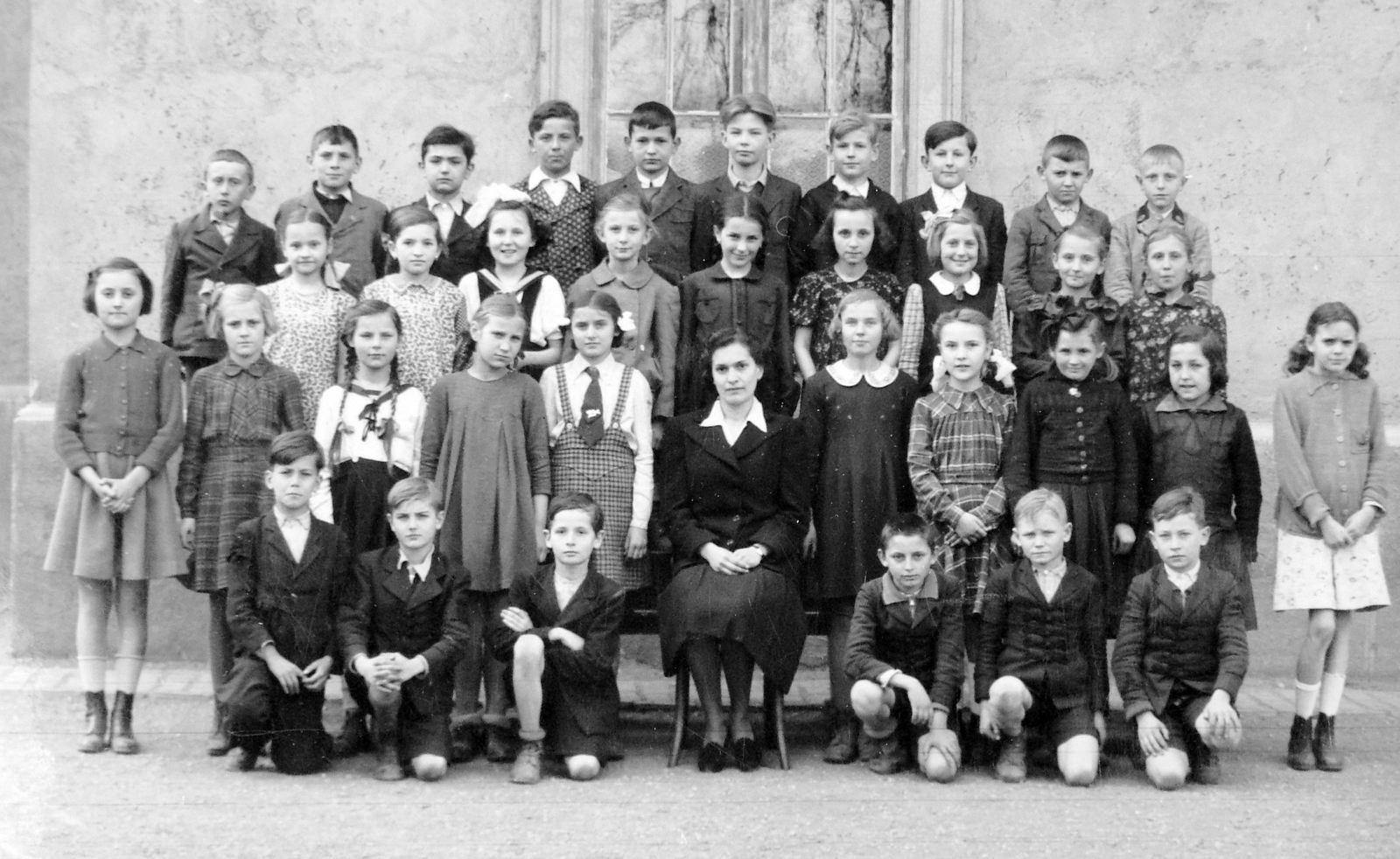 1935, Fortepan, class photo, teacher, Fortepan #9428