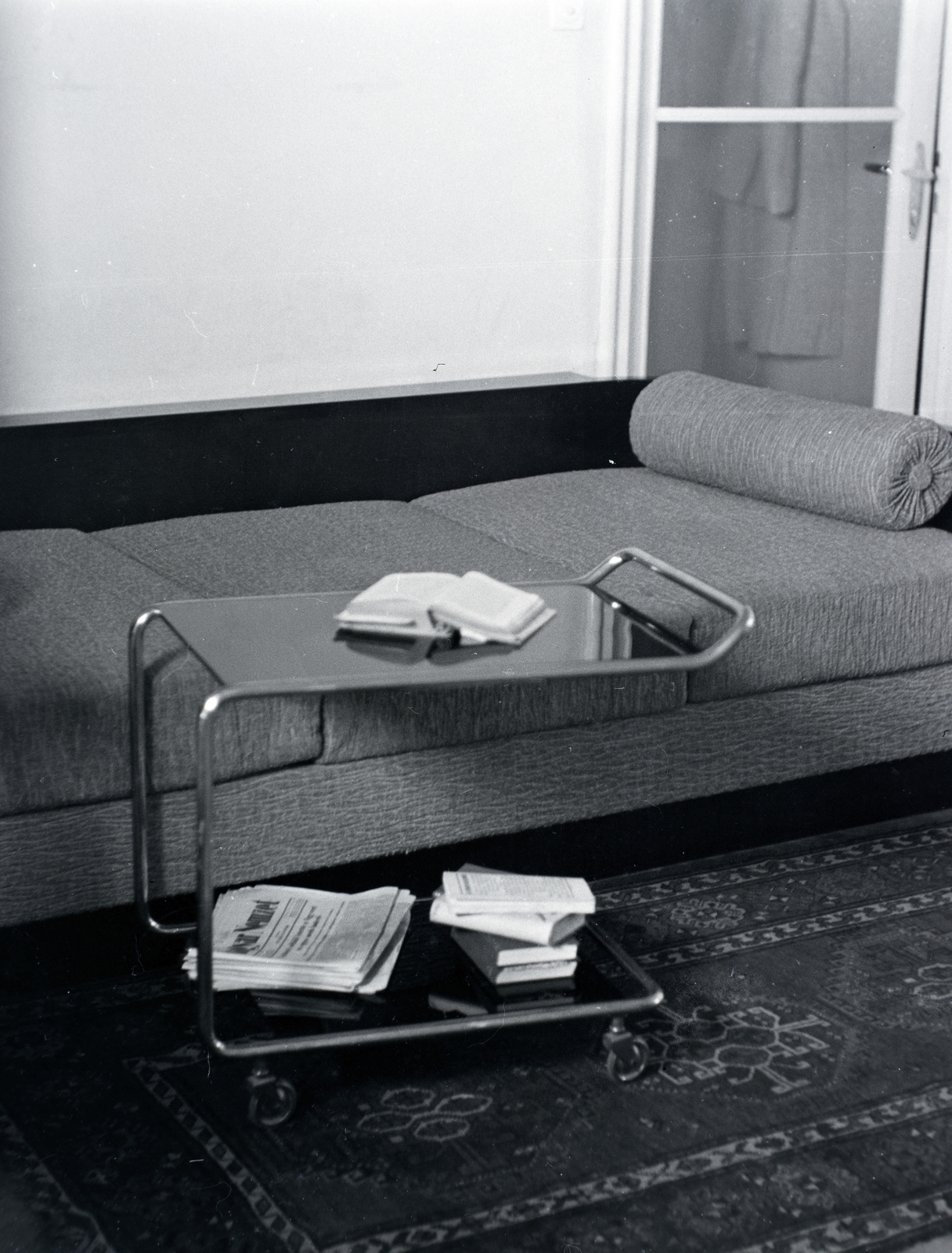 1940, Vaskapu utca, tubular furniture, berth, Fortepan #94389