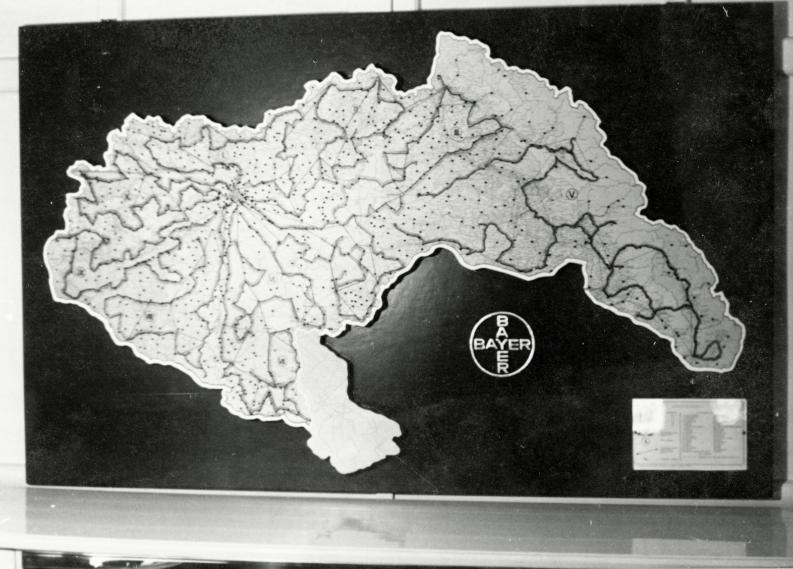 1943, Várkonyi Ádám, vasút, térkép, oktatás, Bayer-márka, Fortepan #94545