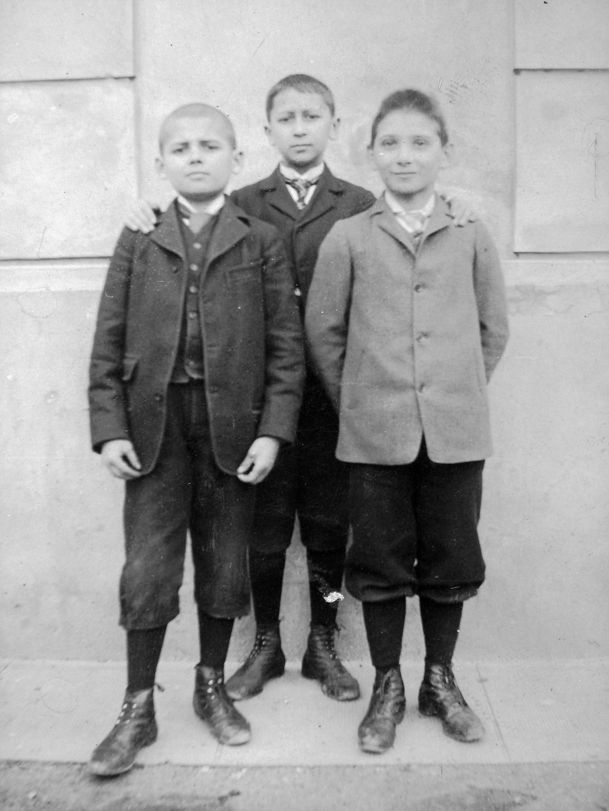 1914, Fortepan, tableau, boys, Fortepan #9460