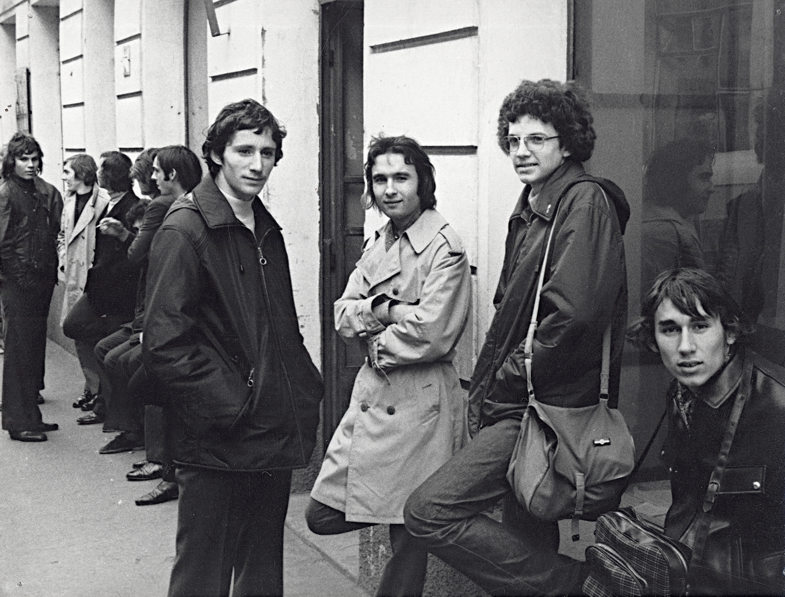 1974, Erky-Nagy Tibor, youth, waiting, Fortepan #94624