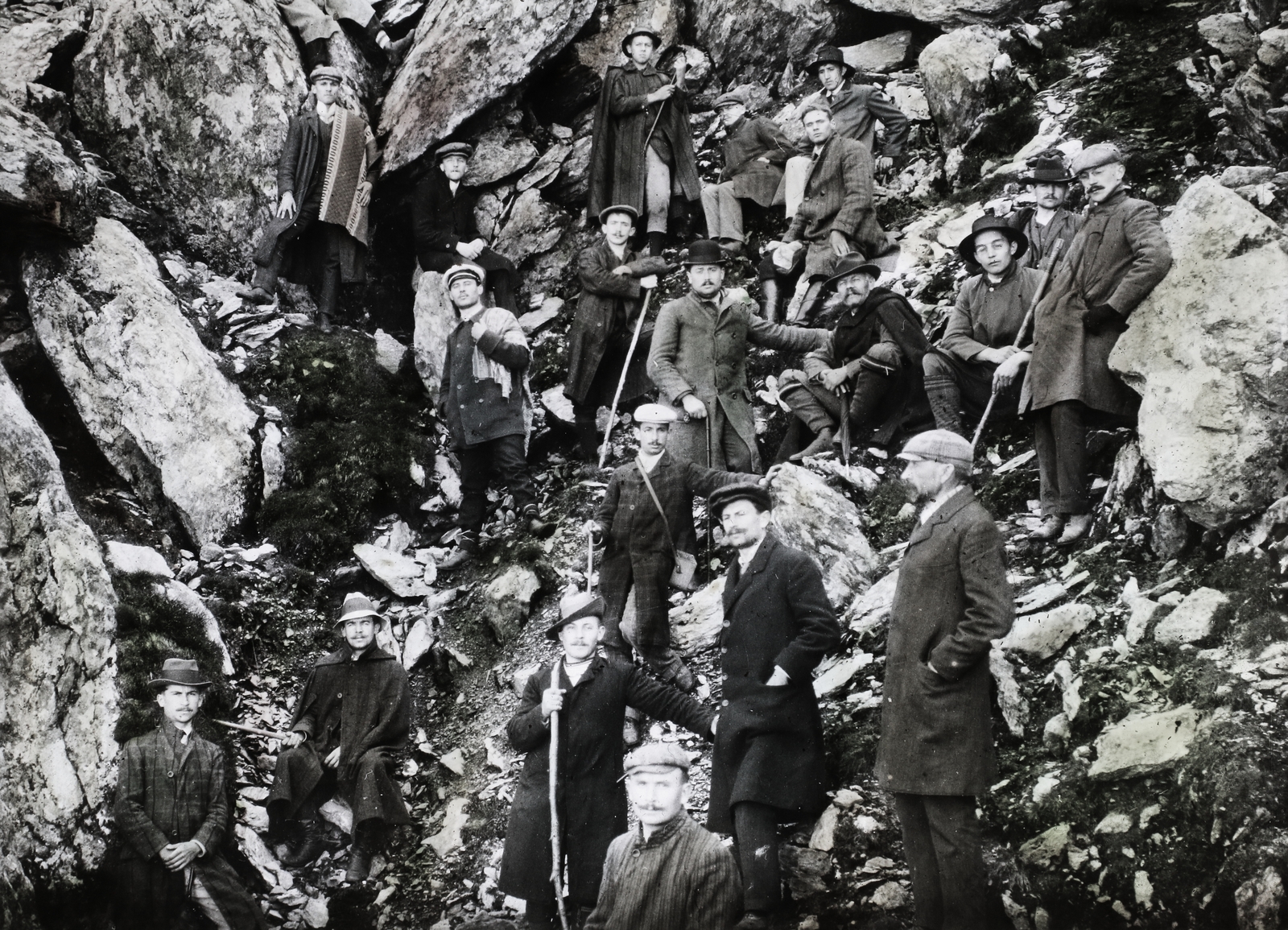 1904, Magyar Földrajzi Múzeum / Diagyűjtemény, geologist, Fortepan #95001