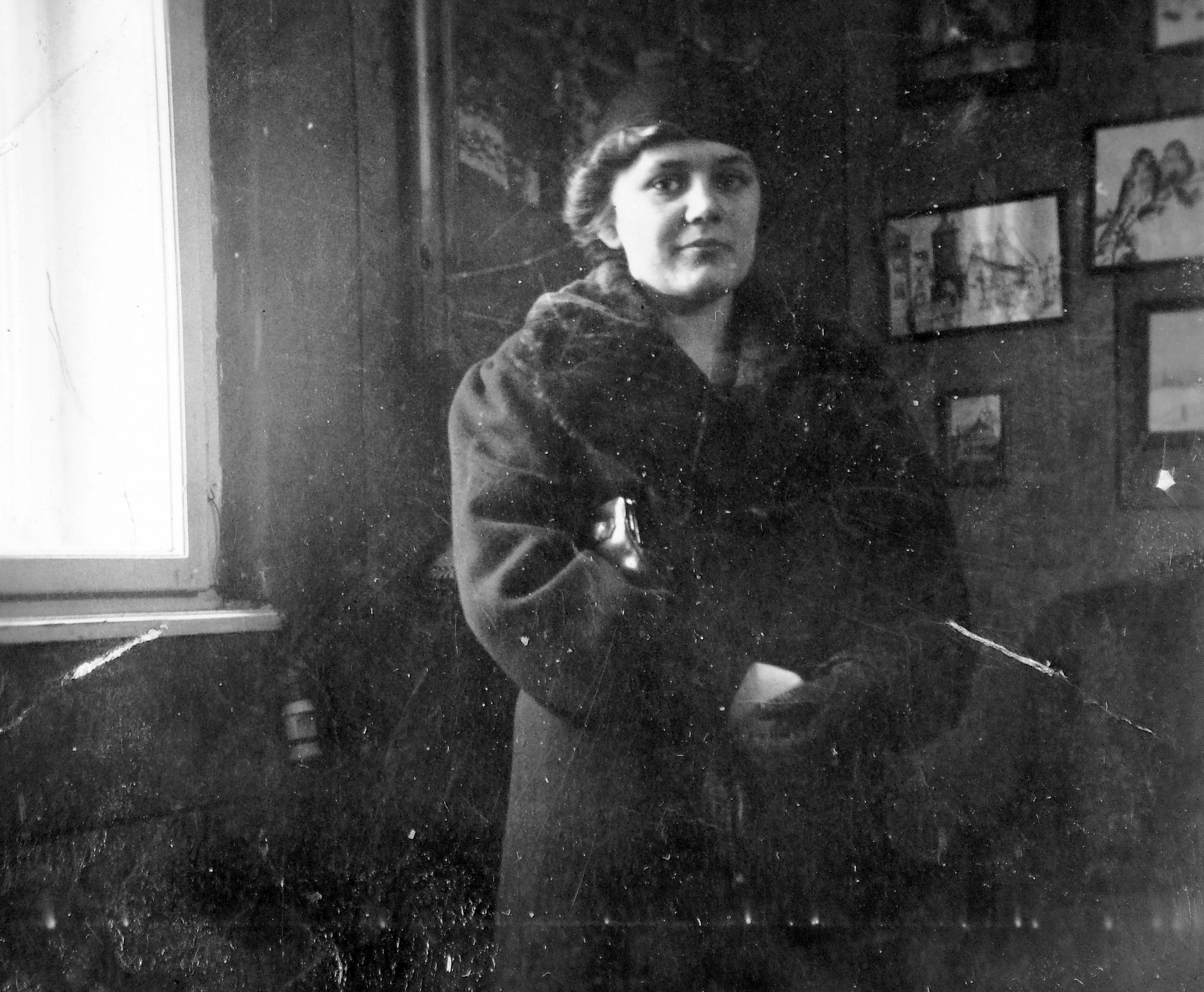 1938, Fortepan, portrait, winter coat, Fortepan #9523