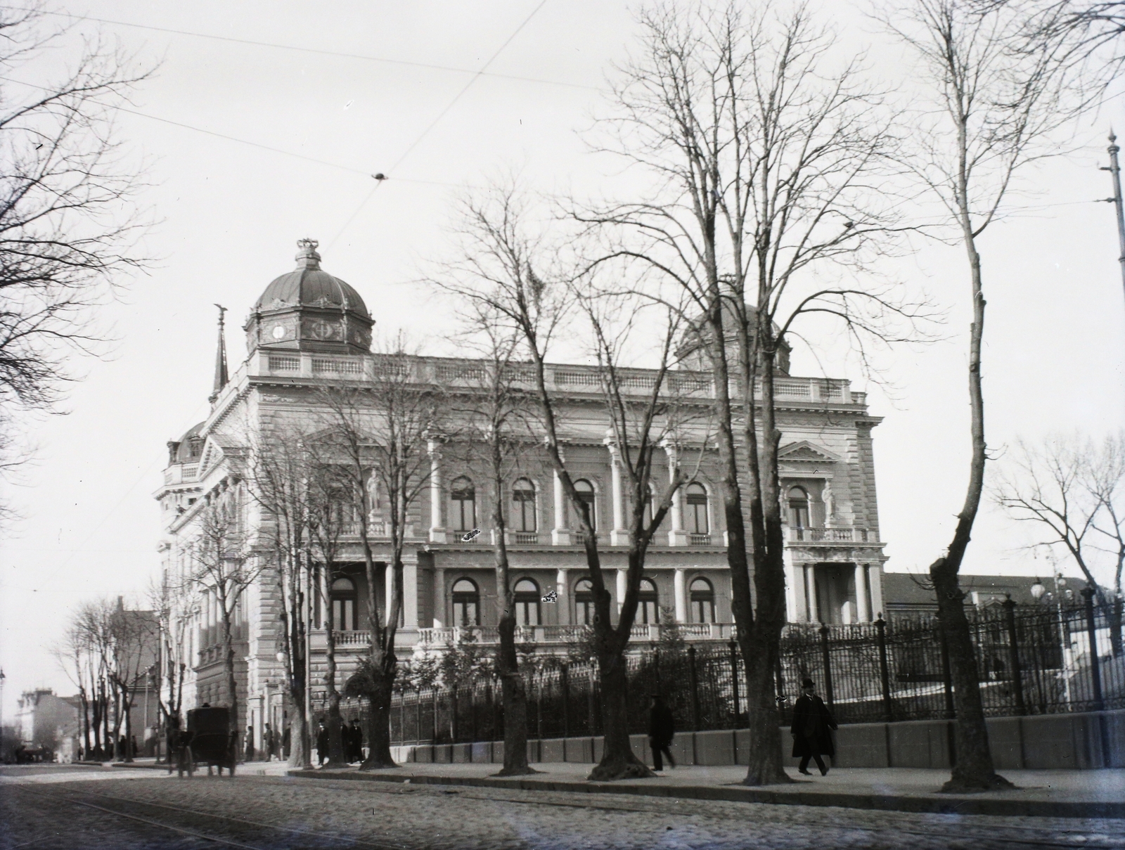 Szerbia, Belgrád, ulica Kralja Milana, a szerb királyi palota (Stari Dvor)., 1906, Zichy, palota, középület, Aleksandar Bugarski-terv, Fortepan #95336