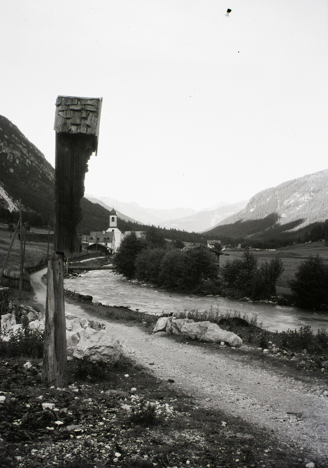 Austria, Gschnitz, Havas Boldogasszony-templom (Pfarrkirche Unsere Liebe Frau vom Schnee)., 1929, Schermann Ákos, Schermann Szilárd, Fortepan #95352