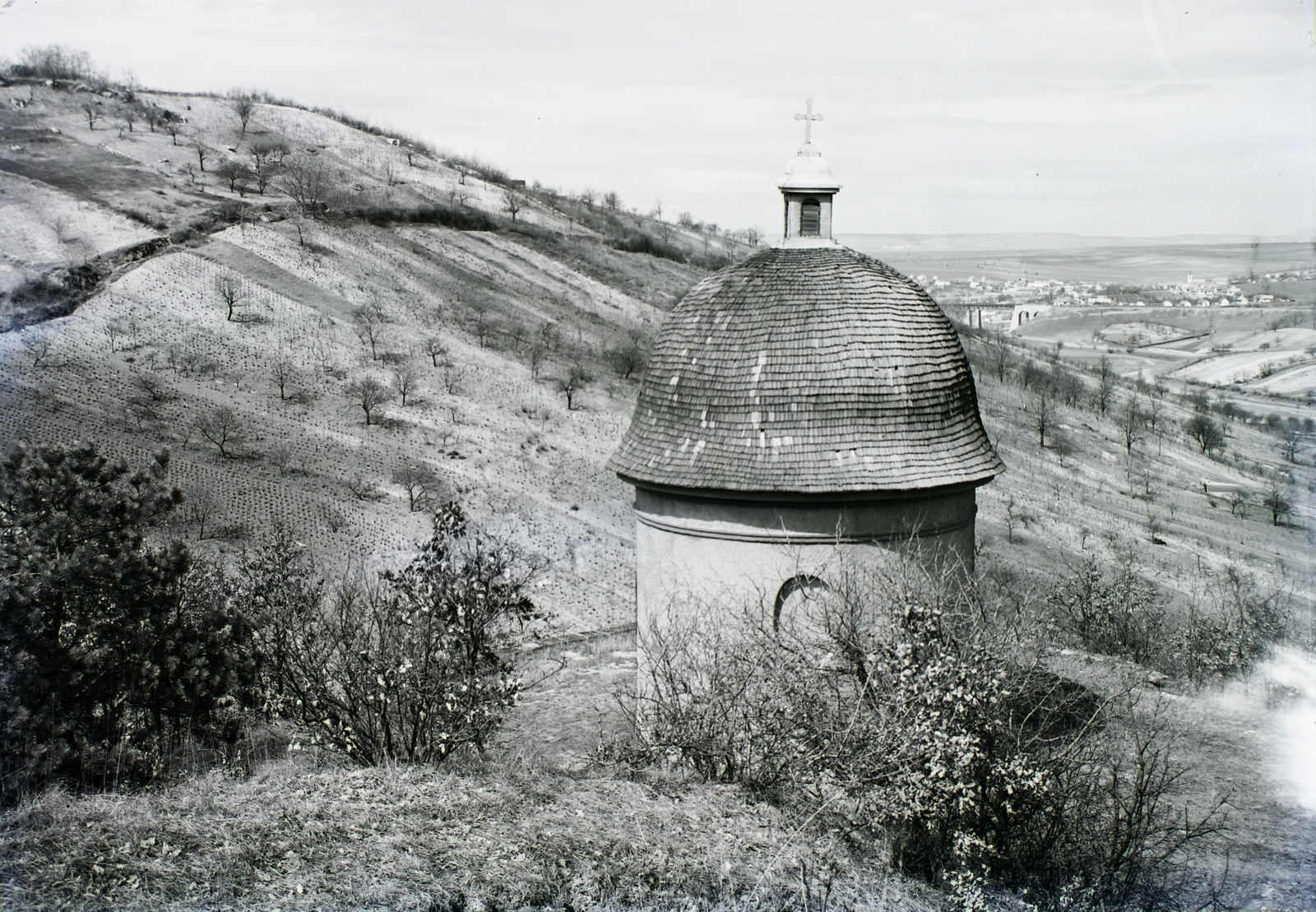 Hungary, Biatorbágy, Szent Vendel- (Szily-) sírkápolna., 1932, Schermann Ákos, Schermann Szilárd, chapel, Fortepan #95462