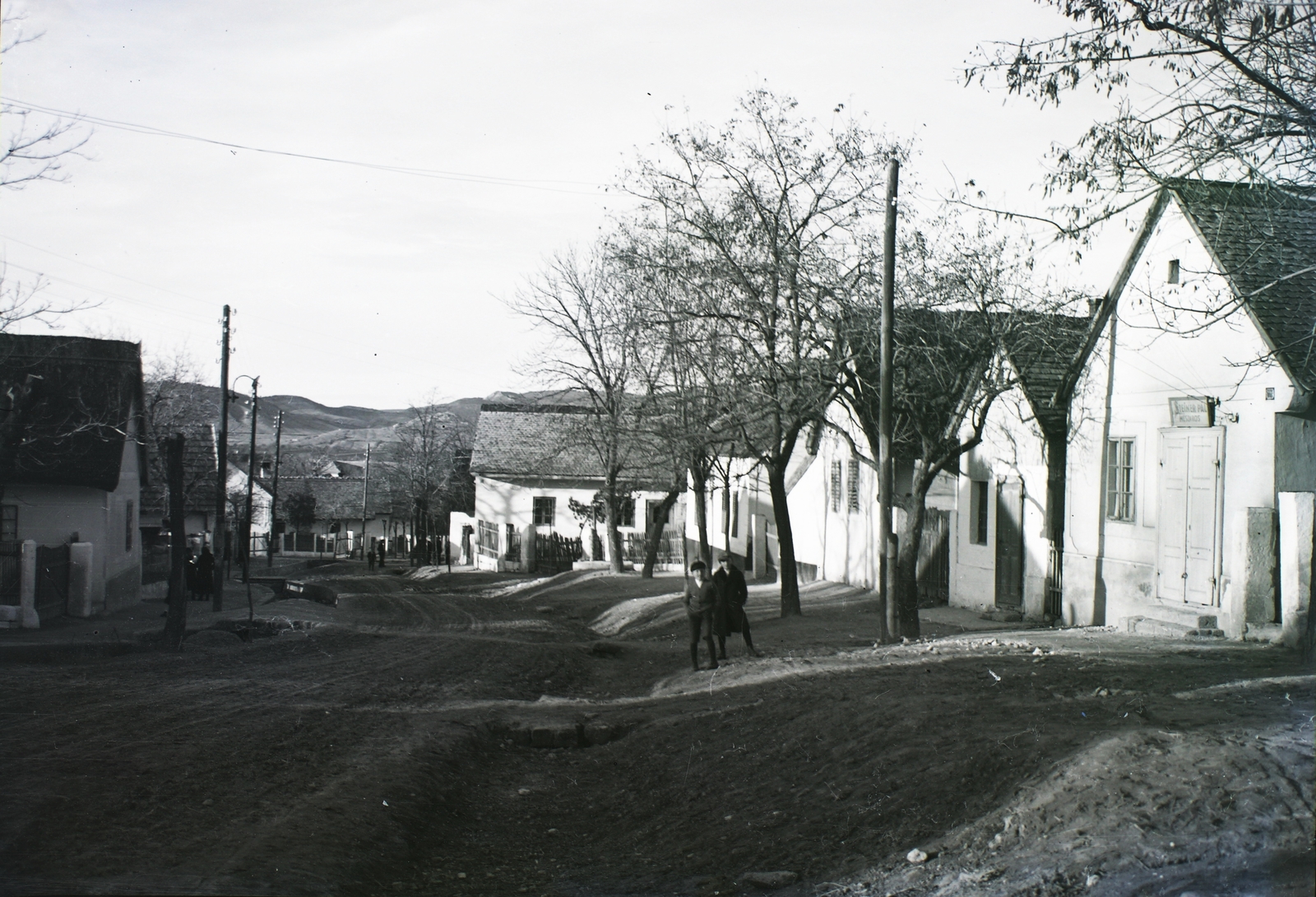 Magyarország, Törökbálint, Munkácsy Mihály (Fő) utca, jobbra a 108. számú ház., 1932, Schermann Ákos, Schermann Szilárd, Fortepan #95466